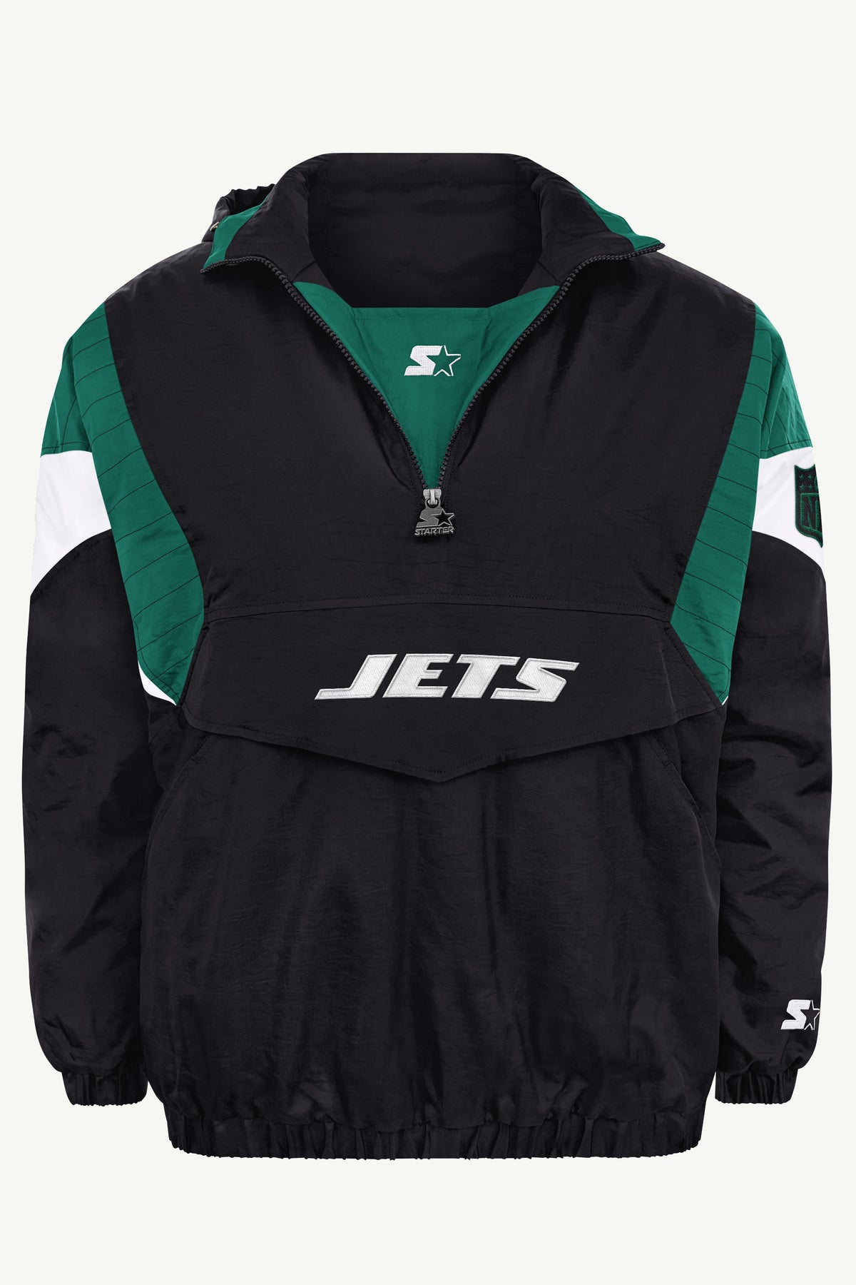 MENS NEW YORK JETS BLACK BREAKAWAY JACKET View 2 MENS NEW YORK JETS BLACK BREAKAWAY JACKET View 2