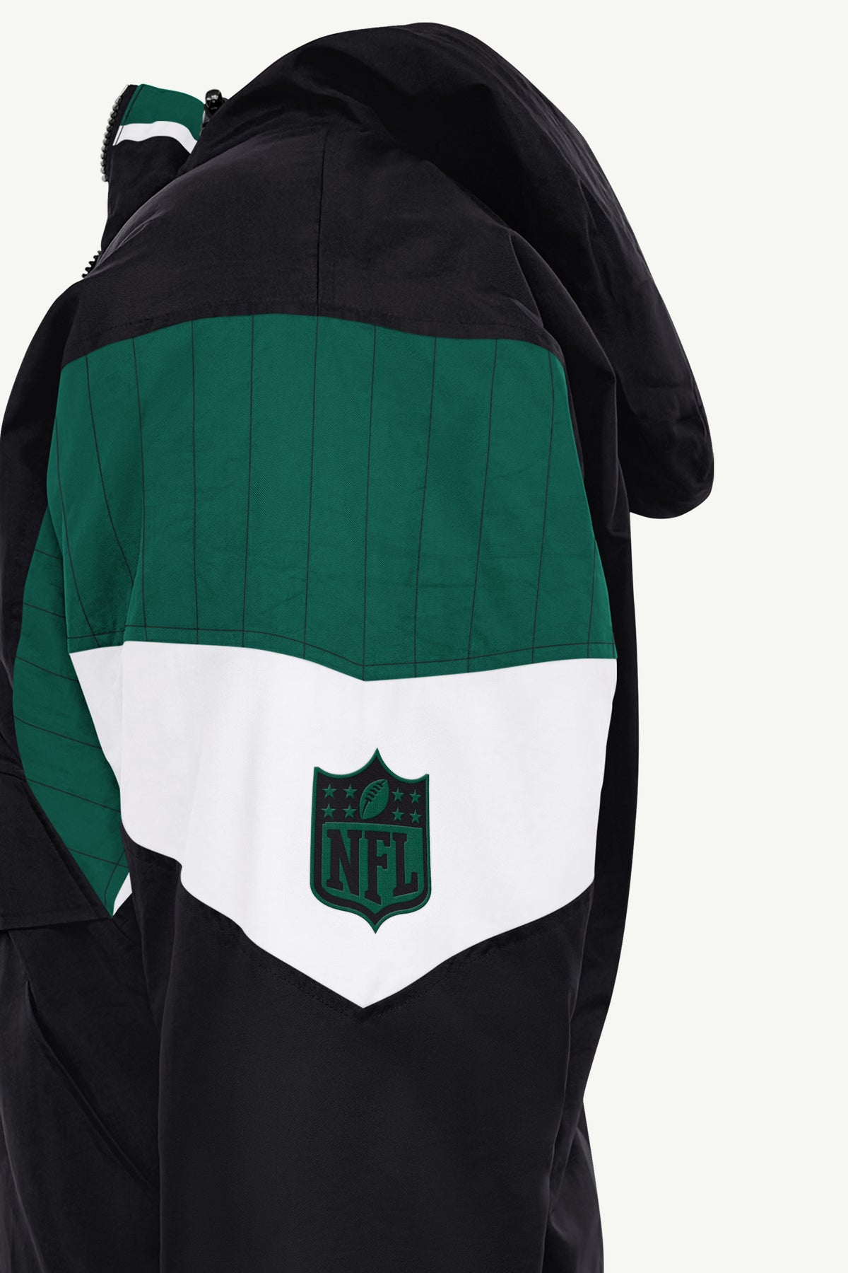 MENS NEW YORK JETS BLACK BREAKAWAY JACKET View 5 MENS NEW YORK JETS BLACK BREAKAWAY JACKET View 5