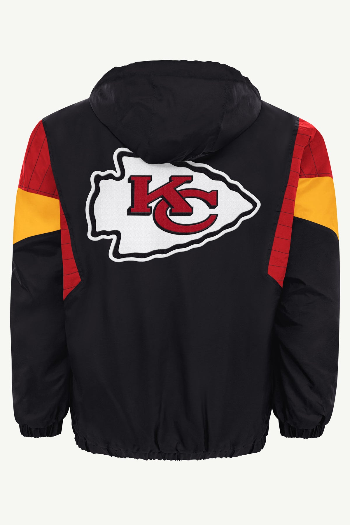MENS KANSAS CITY CHIEFS BLACK BREAKAWAY JACKET View 3 MENS KANSAS CITY CHIEFS BLACK BREAKAWAY JACKET View 3