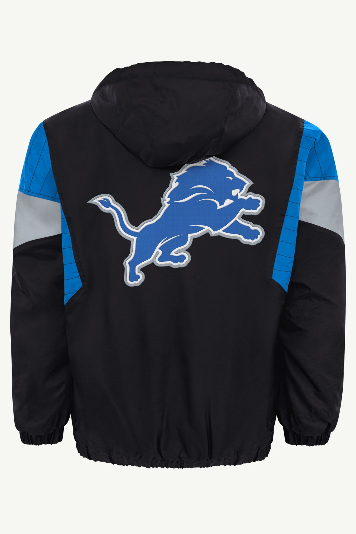 MENS DETROIT LIONS BLACK BREAKAWAY JACKET View 3 MENS DETROIT LIONS BLACK BREAKAWAY JACKET View 3