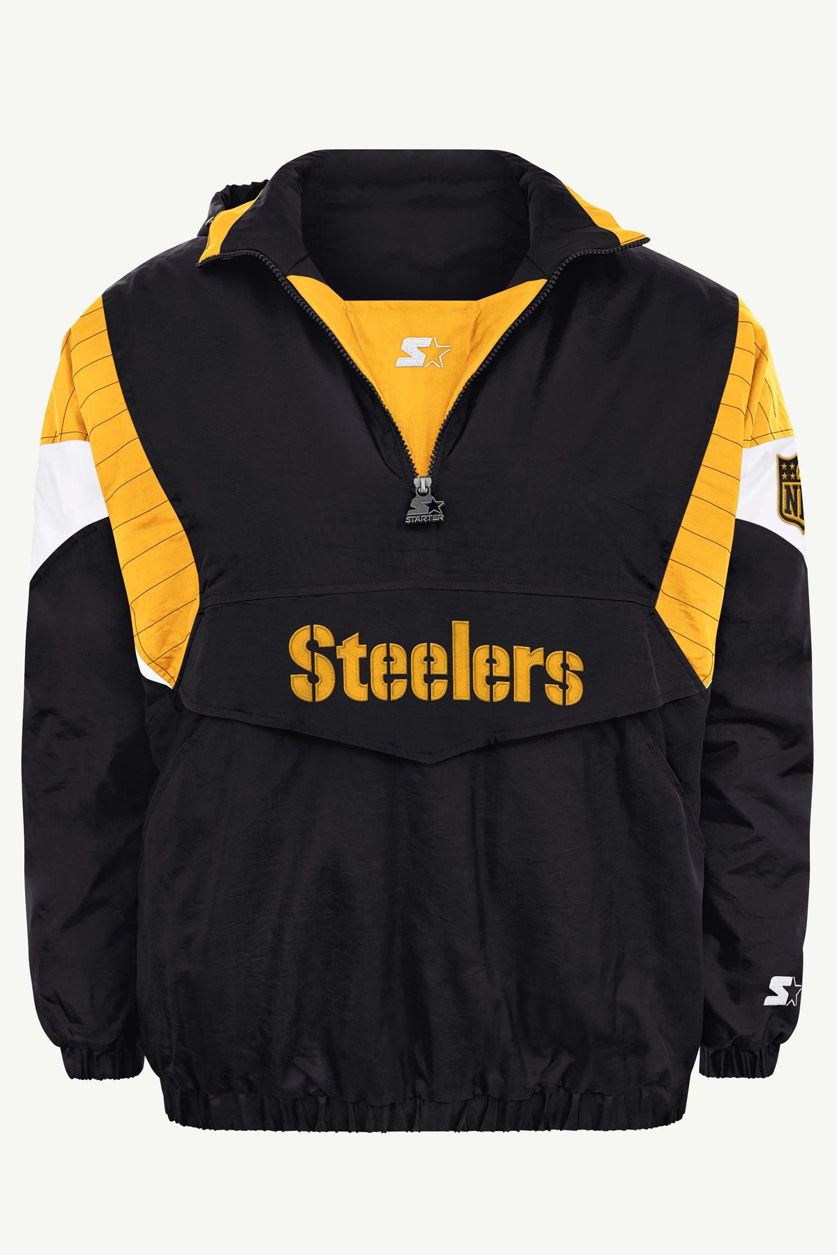 MENS PITTSBURGH STEELERS BLACK BREAKAWAY JACKET View 2 | Pittsburgh Steelers MENS PITTSBURGH STEELERS BLACK BREAKAWAY JACKET View 2 | Pittsburgh Steelers