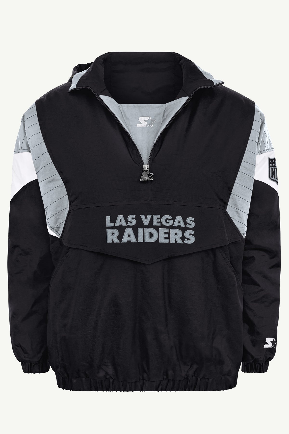 MENS LAS VEGAS RAIDERS BLACK BREAKAWAY JACKET View 2 MENS LAS VEGAS RAIDERS BLACK BREAKAWAY JACKET View 2