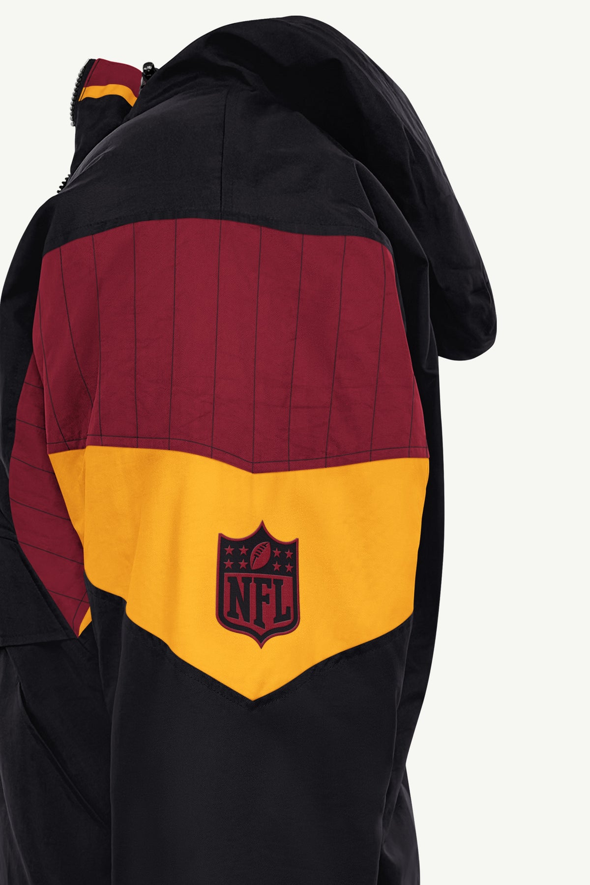 MENS WASHINGTON COMMANDERS BLACK BREAKAWAY JACKET View 5 MENS WASHINGTON COMMANDERS BLACK BREAKAWAY JACKET View 5