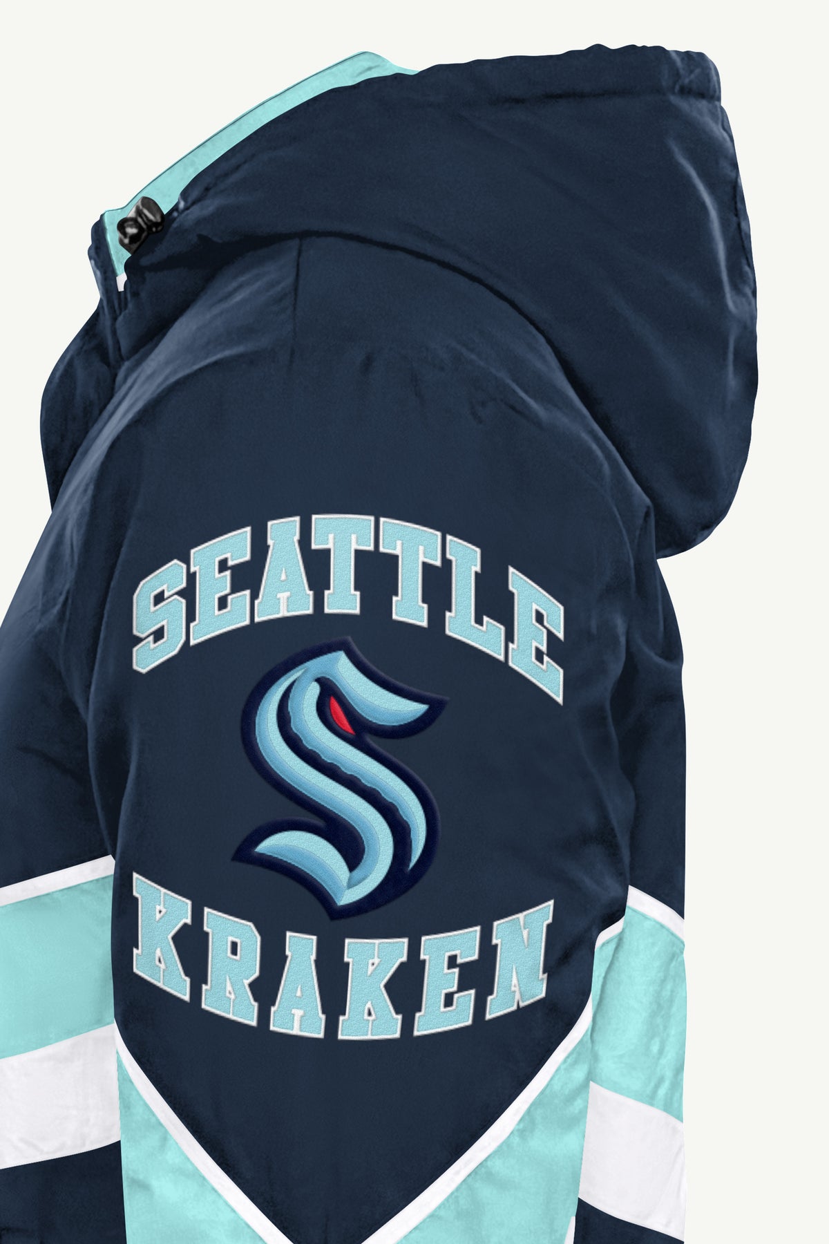 MENS SEATTLE KRAKEN CHEVRON FULL ZIP JACKET View 5 MENS SEATTLE KRAKEN CHEVRON FULL ZIP JACKET View 5