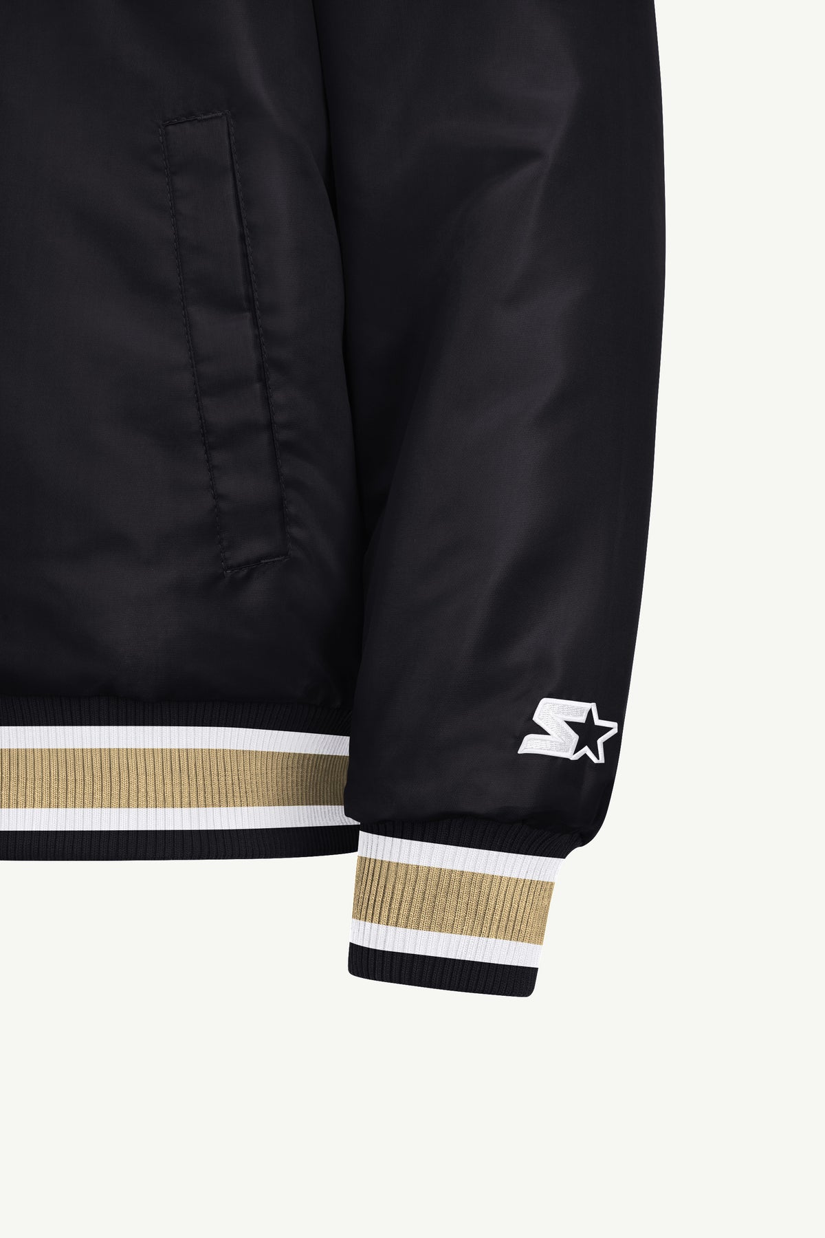 MENS VEGAS GOLDEN KNIGHTS GAME DAY SATIN VARSITY JACKET View 5 MENS VEGAS GOLDEN KNIGHTS GAME DAY SATIN VARSITY JACKET View 5