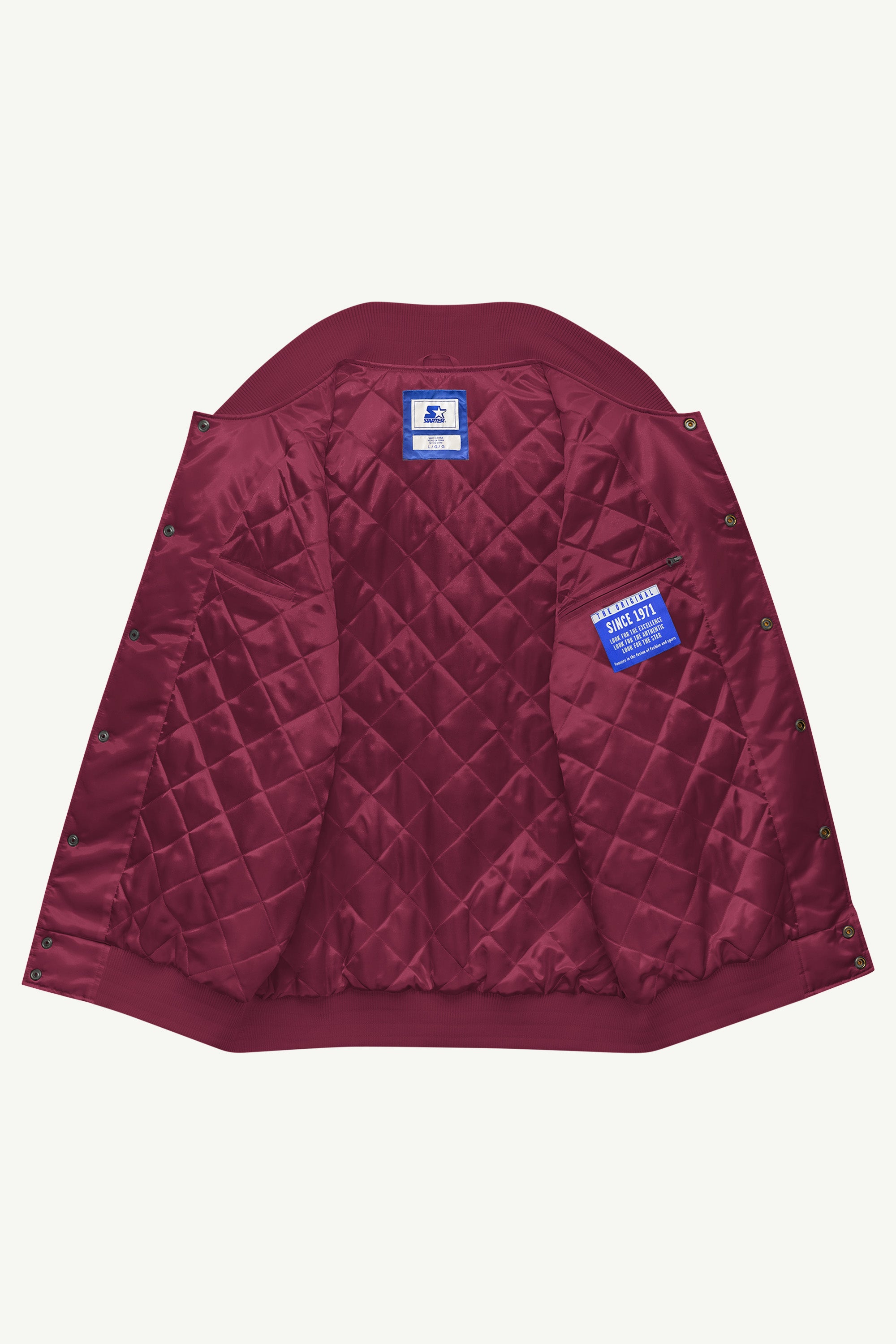 MENS COLORADO AVALANCHE GAME DAY SATIN VARSITY JACKET View 6 MENS COLORADO AVALANCHE GAME DAY SATIN VARSITY JACKET View 6