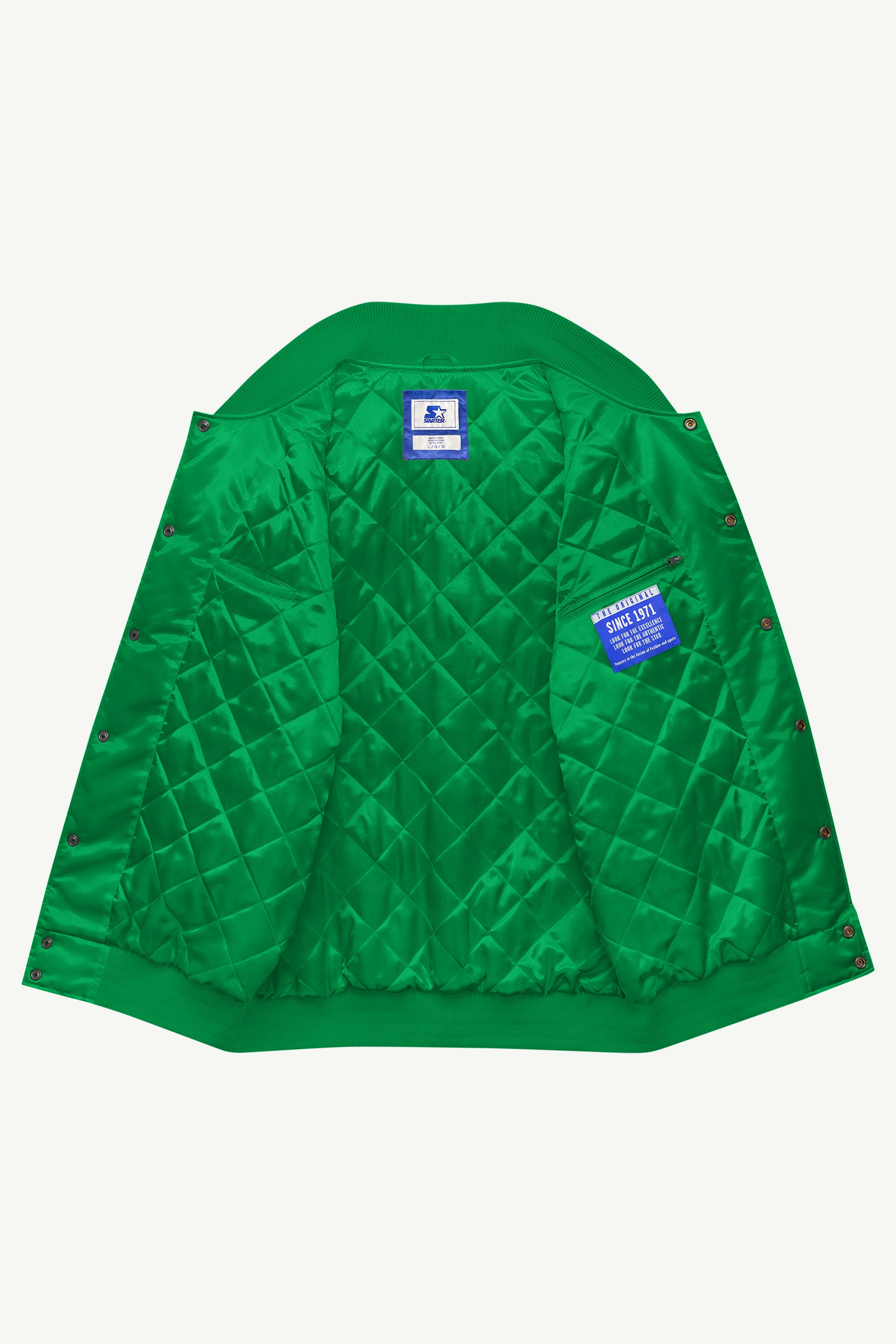 MENS DALLAS STARS GAME DAY SATIN VARSITY JACKET View 6 MENS DALLAS STARS GAME DAY SATIN VARSITY JACKET View 6