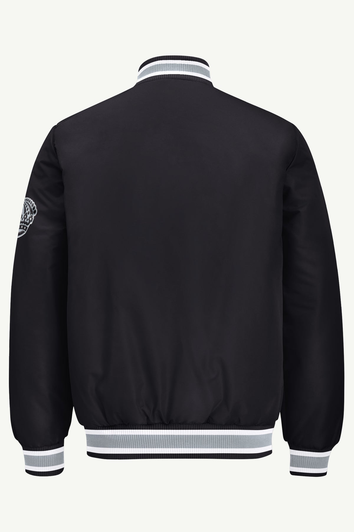 MENS LOS ANGELES KINGS GAME DAY SATIN VARSITY JACKET View 3 MENS LOS ANGELES KINGS GAME DAY SATIN VARSITY JACKET View 3