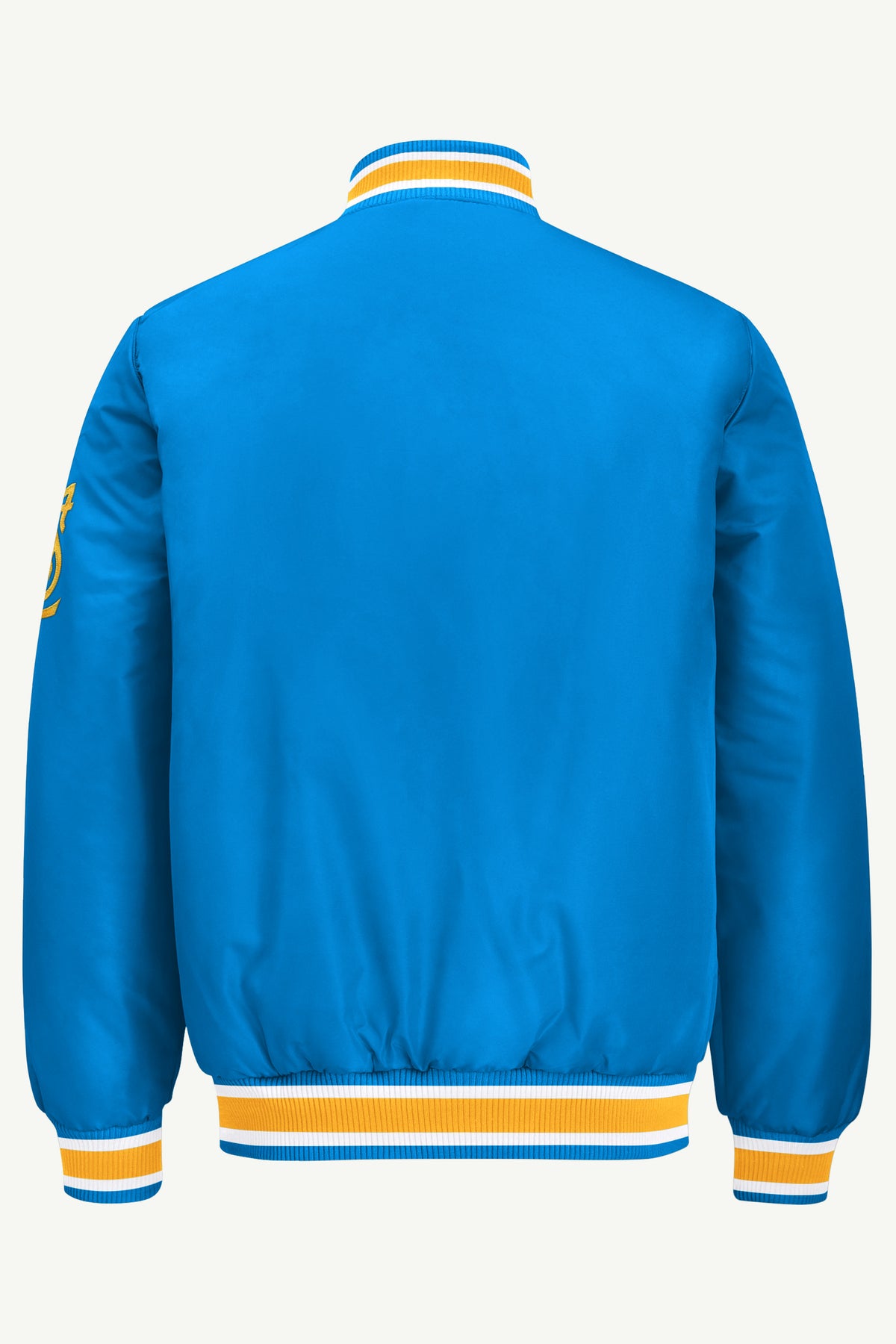 MENS ST. LOUIS BLUES GAME DAY SATIN VARSITY JACKET View 3 MENS ST. LOUIS BLUES GAME DAY SATIN VARSITY JACKET View 3