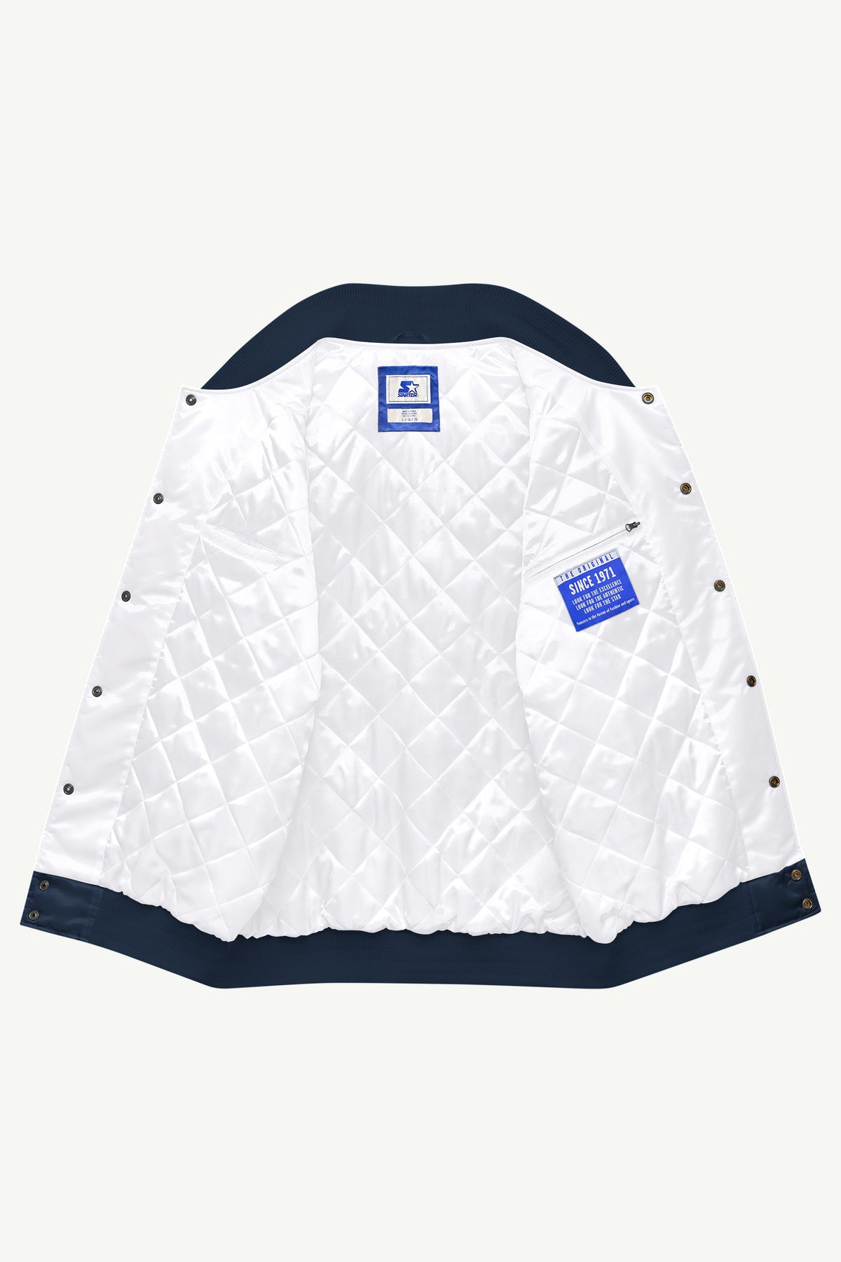 MENS WINNIPEG JETS COURTSIDE SATIN VARSITY JACKET View 5 MENS WINNIPEG JETS COURTSIDE SATIN VARSITY JACKET View 5