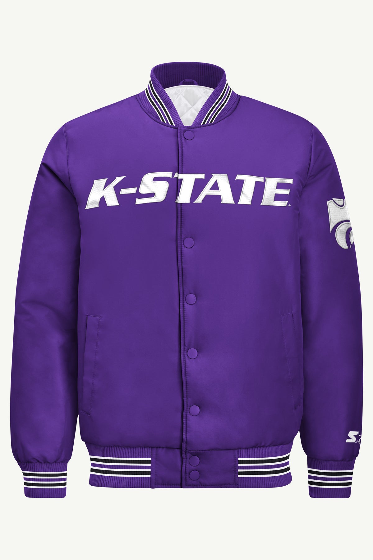 MENS KANSAS STATE WILDCATS SATIN VARSITY JACKET View 2 | New Arrivals MENS KANSAS STATE WILDCATS SATIN VARSITY JACKET View 2 | New Arrivals