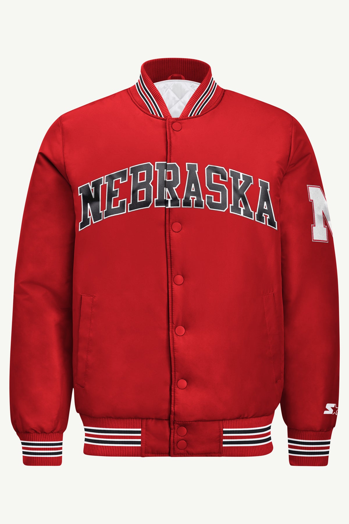 MENS NEBRASKA HUSKERS SATIN VARSITY JACKET View 2 | New Arrivals MENS NEBRASKA HUSKERS SATIN VARSITY JACKET View 2 | New Arrivals