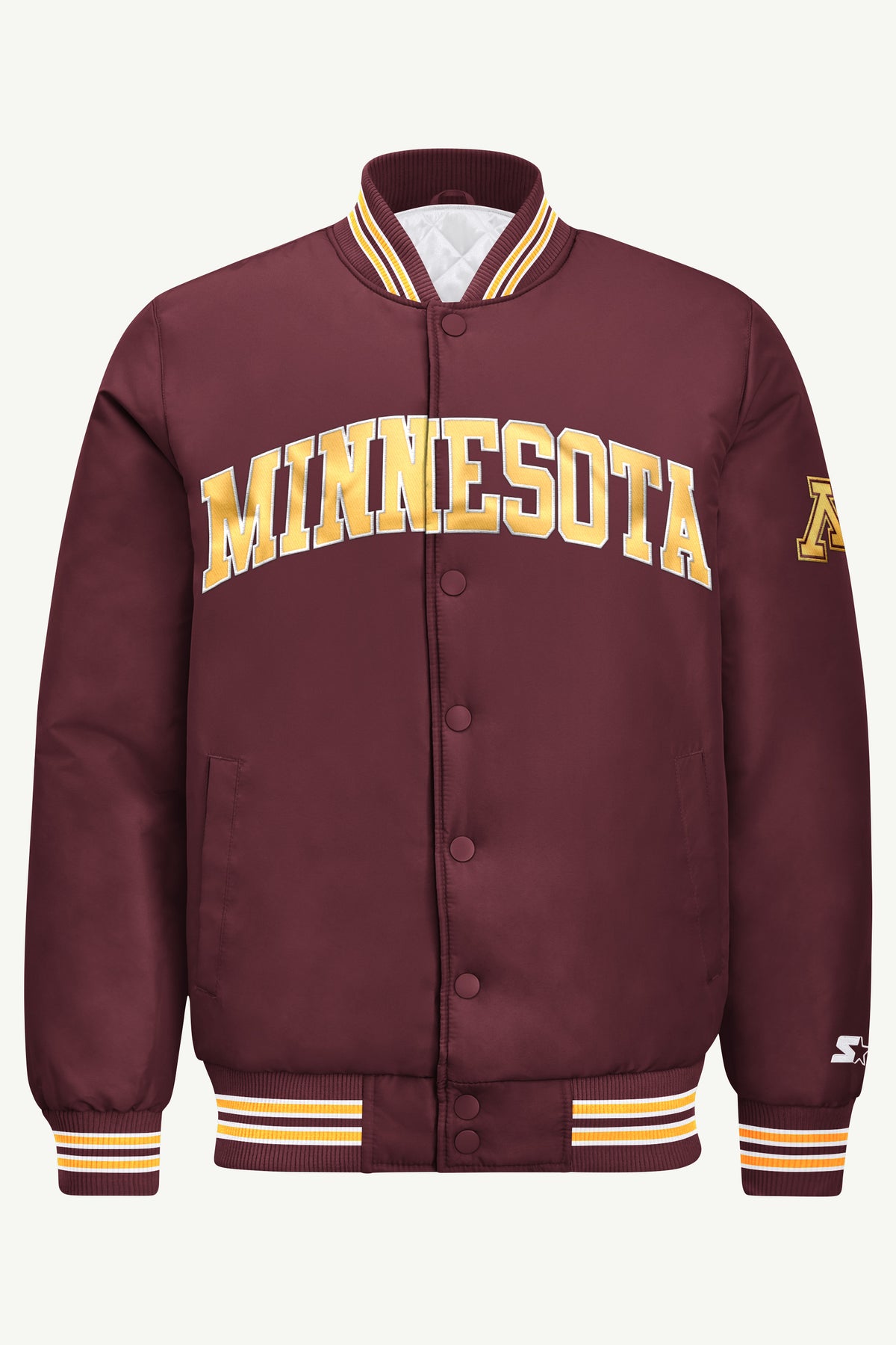 MENS MINNESOTA GOPHERS SATIN VARSITY JACKET View 2 | New Arrivals MENS MINNESOTA GOPHERS SATIN VARSITY JACKET View 2 | New Arrivals
