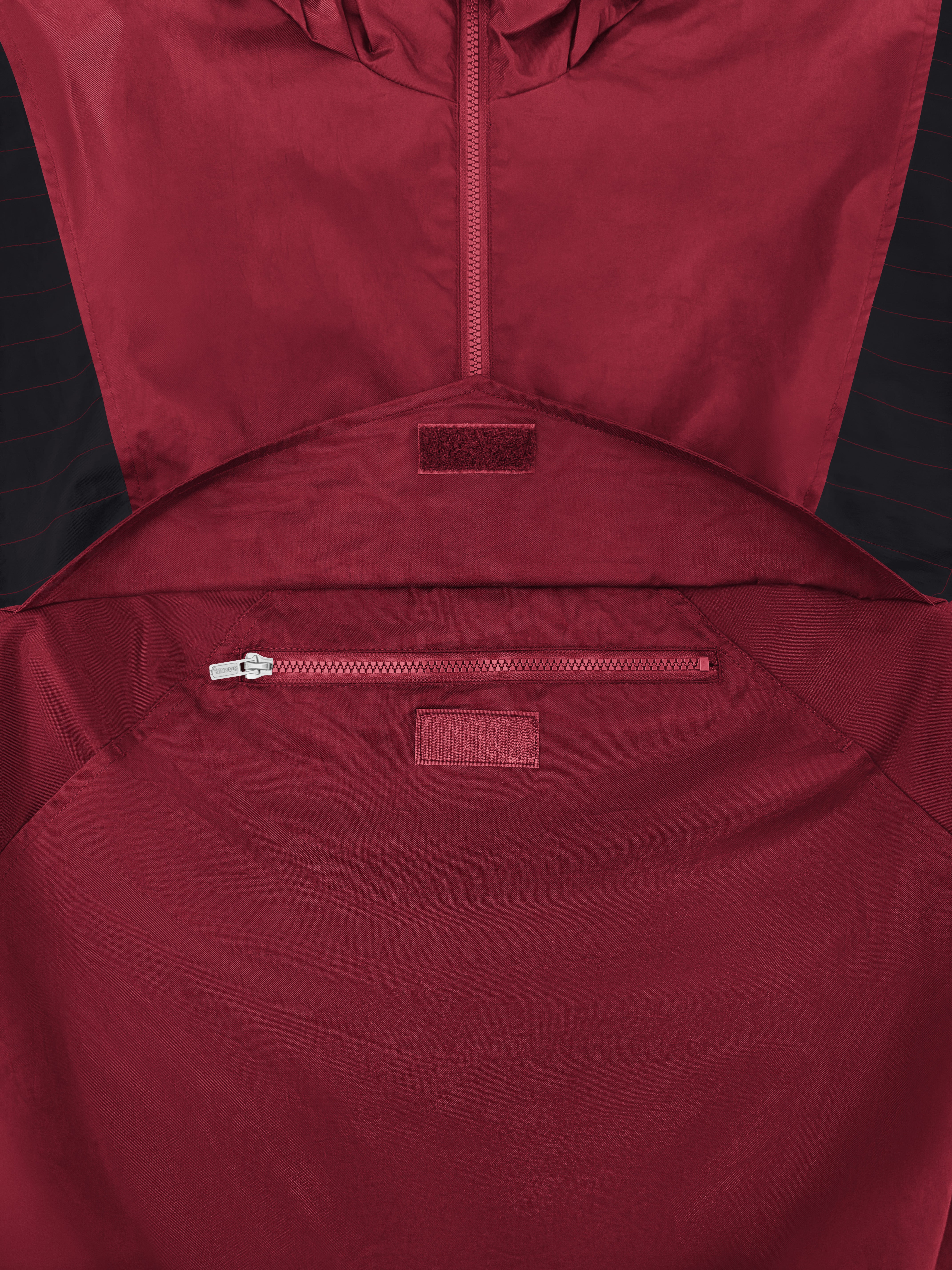 MENS OKLAHOMA SOONERS THROWBACK HALF ZIP HOODED JACKET View 4 MENS OKLAHOMA SOONERS THROWBACK HALF ZIP HOODED JACKET View 4