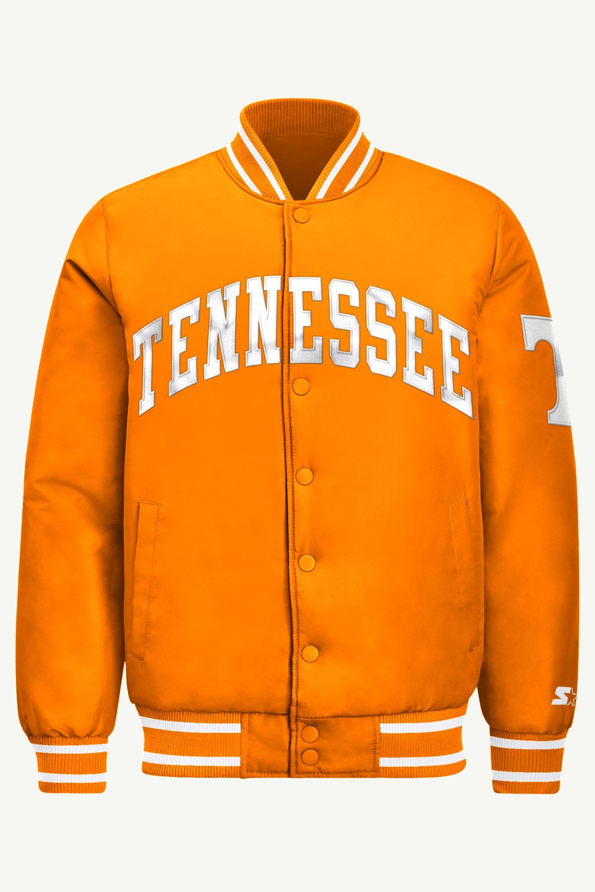 MENS TENNESSEE VOLUNTEERS ACROSS SATIN VARSITY JACKET View 2 | Men's Starter Jackets MENS TENNESSEE VOLUNTEERS ACROSS SATIN VARSITY JACKET View 2 | Men's Starter Jackets