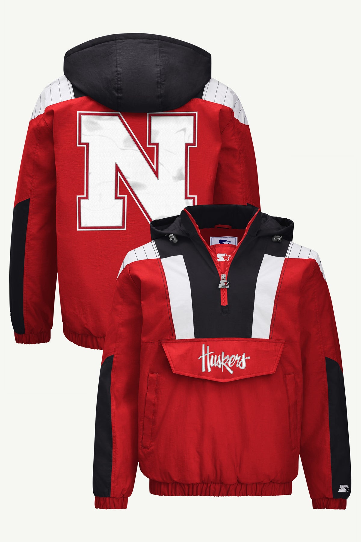 MENS NEBRASKA HUSKERS CLASSIC BREAKAWAY JACKET View 1 MENS NEBRASKA HUSKERS CLASSIC BREAKAWAY JACKET View 1