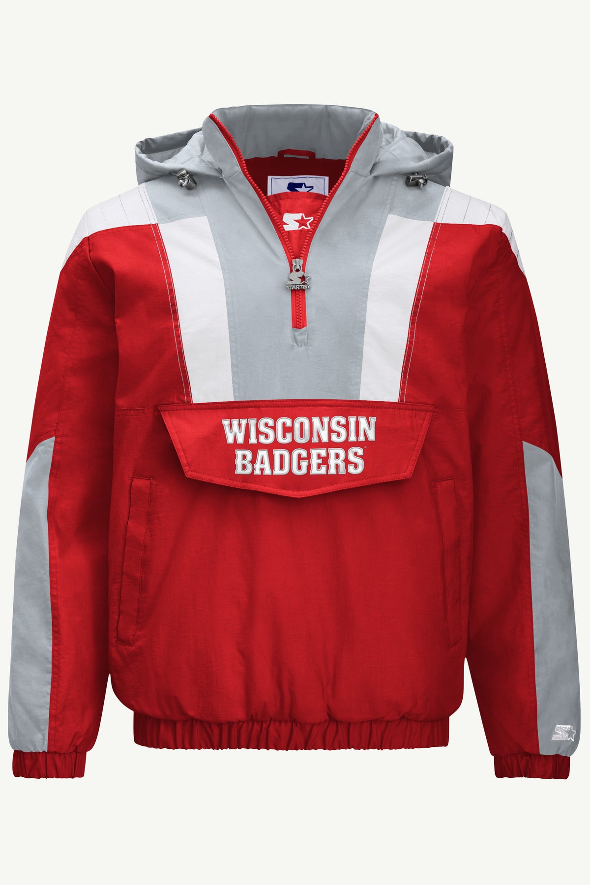 MENS WISCONSINS BADGERS CLASSIC BREAKAWAY JACKET View 2 | Women's New Arrivals MENS WISCONSINS BADGERS CLASSIC BREAKAWAY JACKET View 2 | Women's New Arrivals