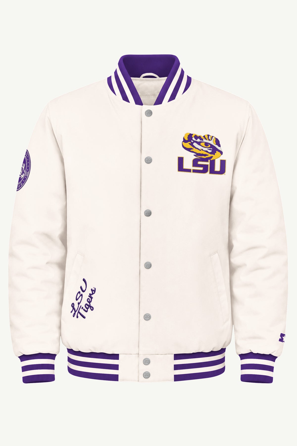 MENS LOUISIANA STATE TIGERS VARSITY JACKET View 2 MENS LOUISIANA STATE TIGERS VARSITY JACKET View 2