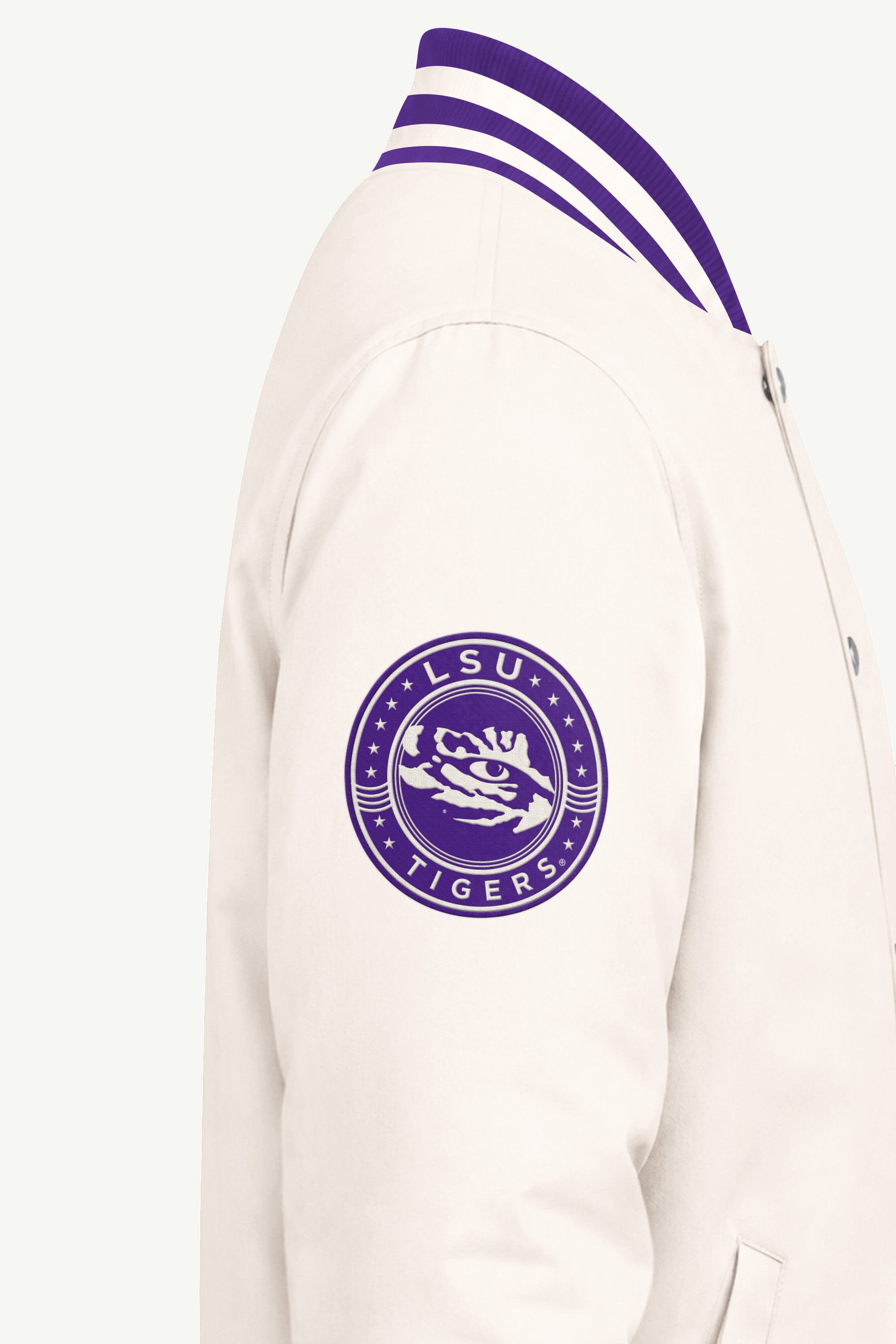 MENS LOUISIANA STATE TIGERS VARSITY JACKET View 4 MENS LOUISIANA STATE TIGERS VARSITY JACKET View 4