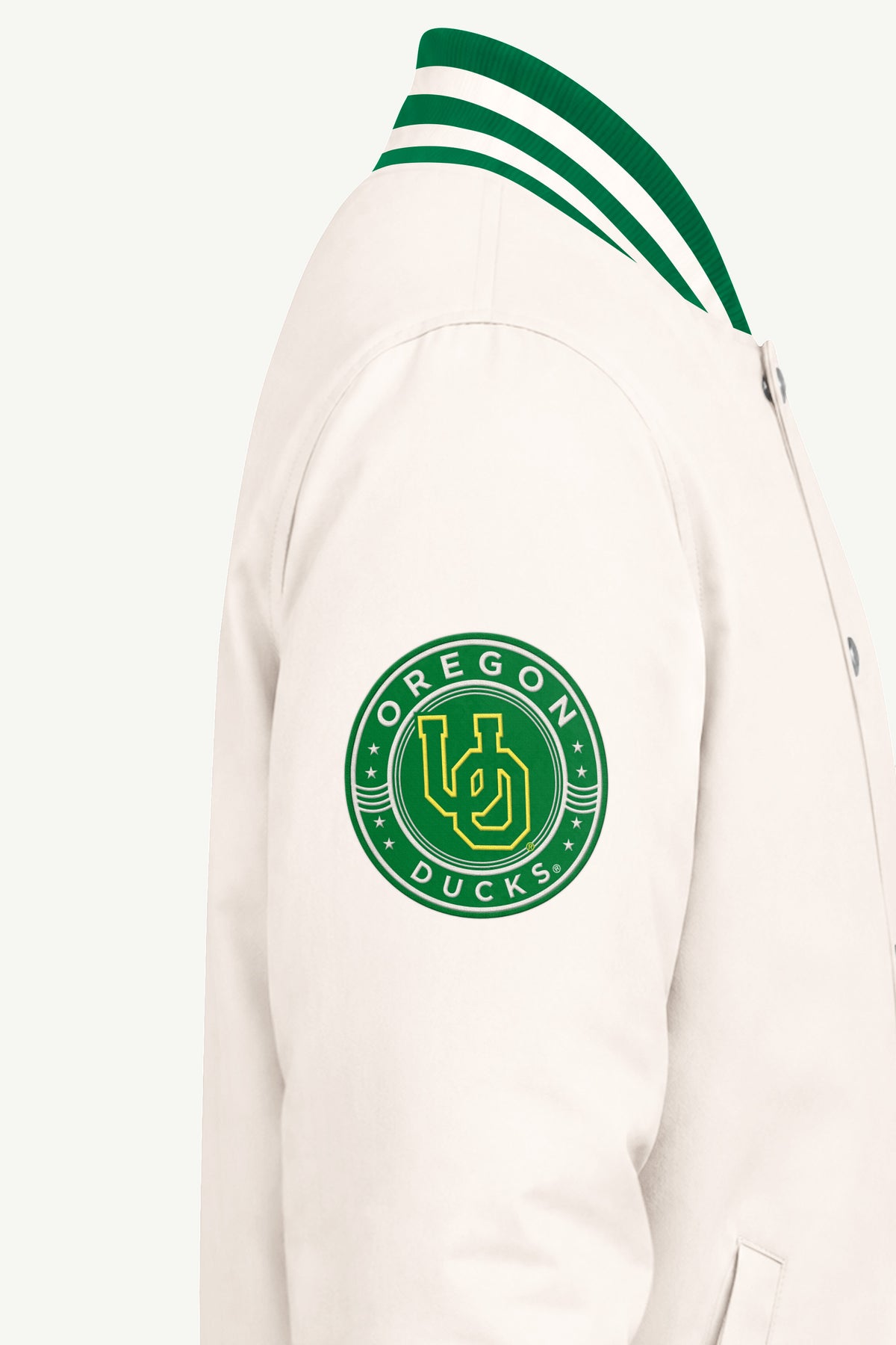 MENS OREGON DUCKS VARSITY JACKET View 4 MENS OREGON DUCKS VARSITY JACKET View 4