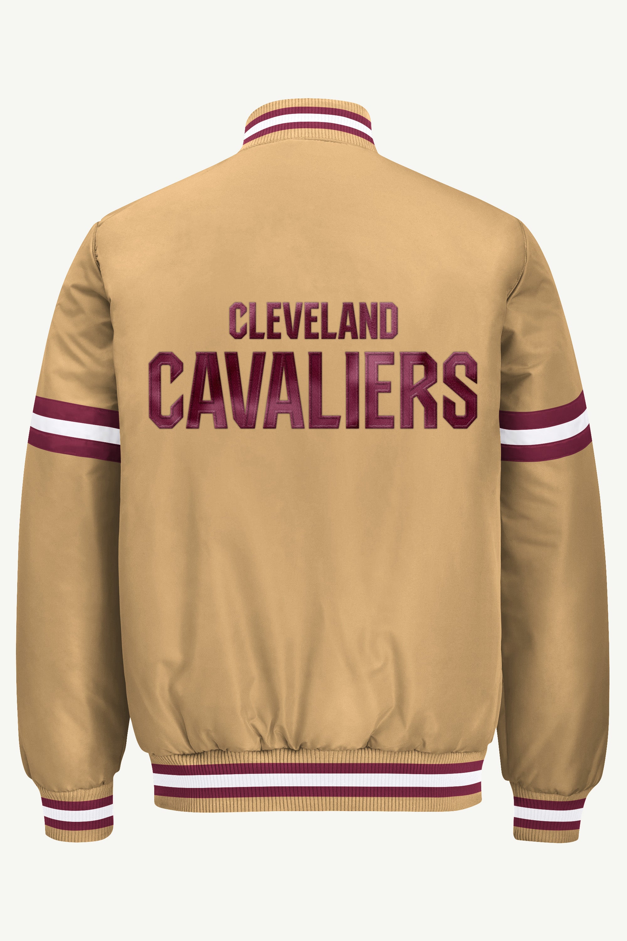 MENS CLEVELAND CAVALIERS COURTSIDE VARSITY JACKET View 3 MENS CLEVELAND CAVALIERS COURTSIDE VARSITY JACKET View 3