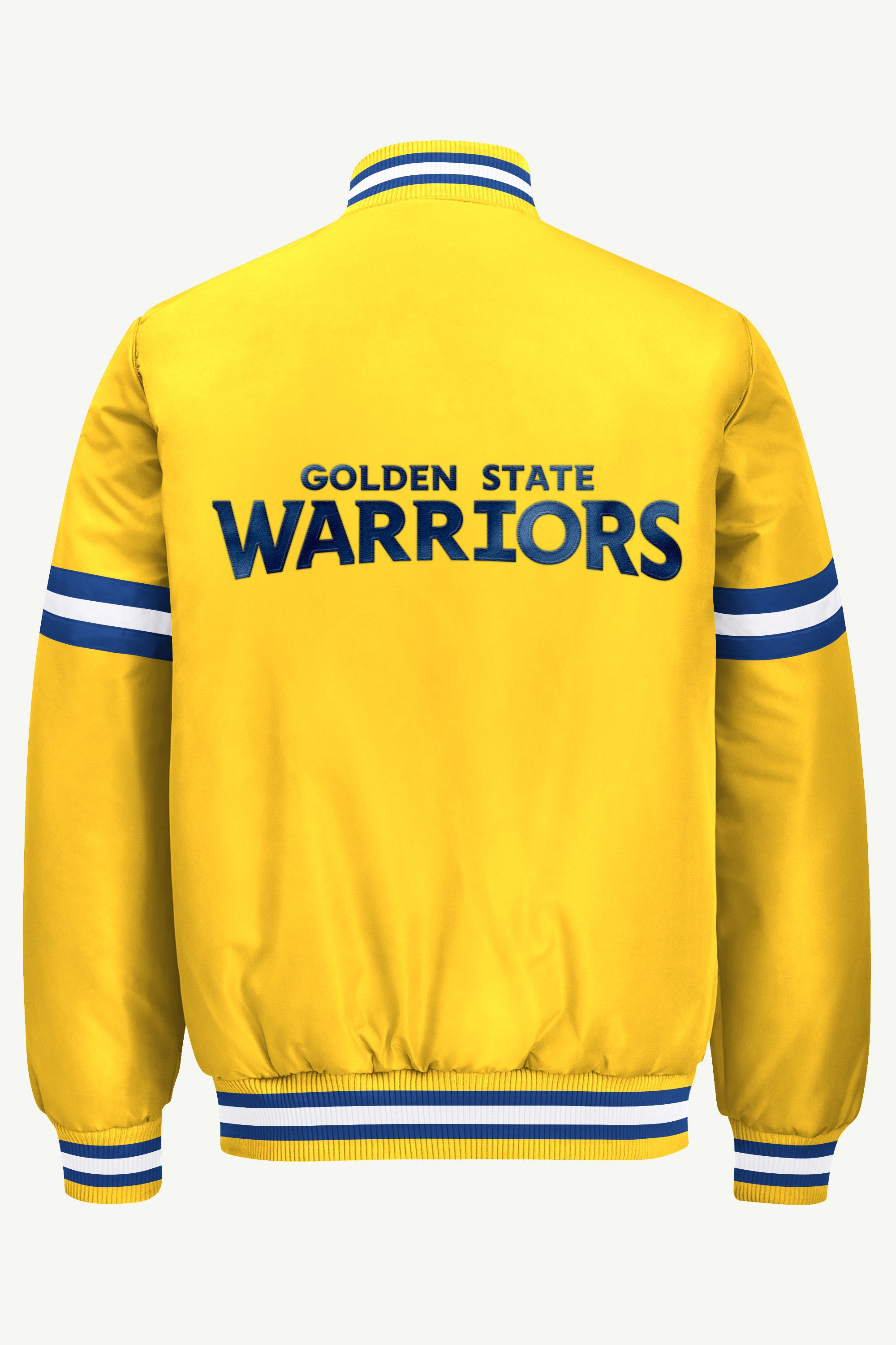 MENS GOLDEN STATE WARRIORS COURTSIDE VARSITY JACKET View 3 MENS GOLDEN STATE WARRIORS COURTSIDE VARSITY JACKET View 3