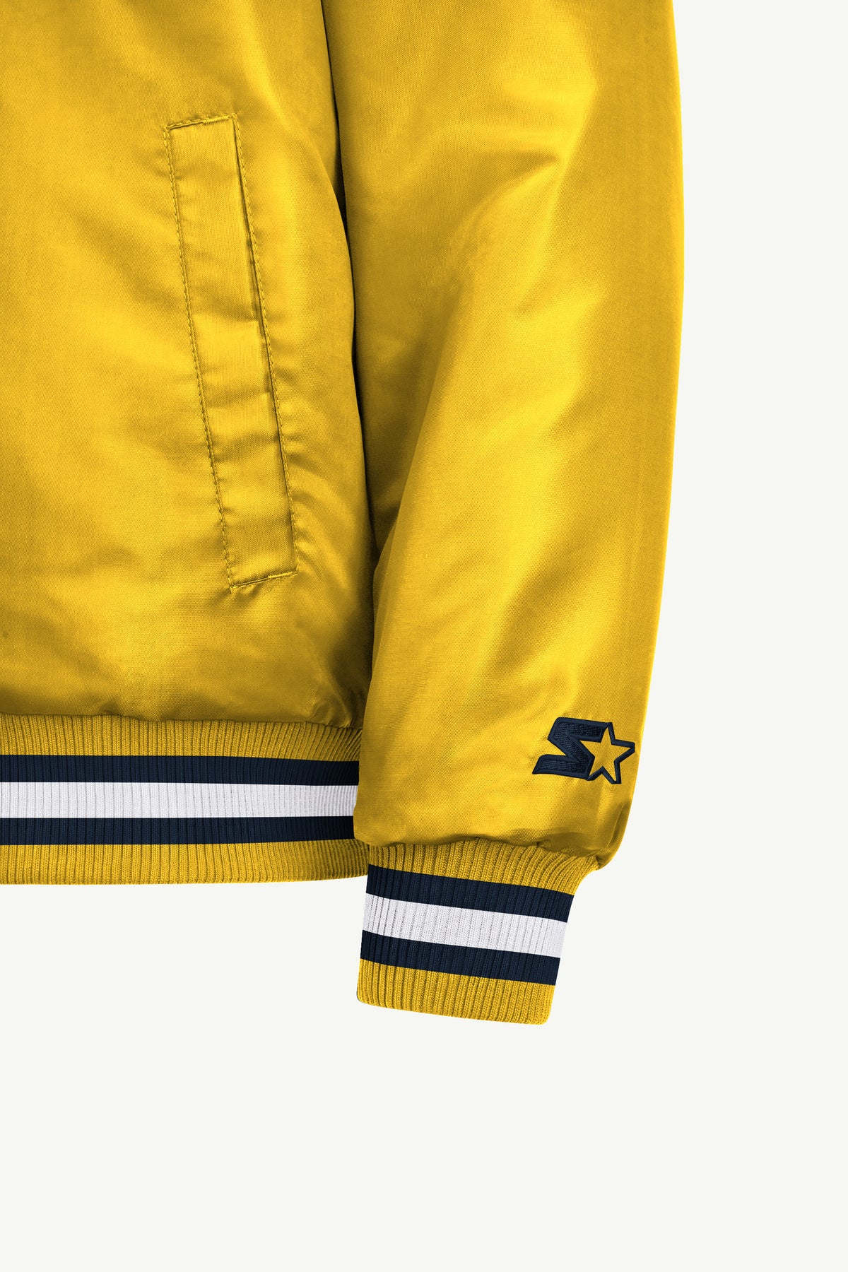 MENS DENVER NUGGETS COURTSIDE VARSITY JACKET View 5 MENS DENVER NUGGETS COURTSIDE VARSITY JACKET View 5