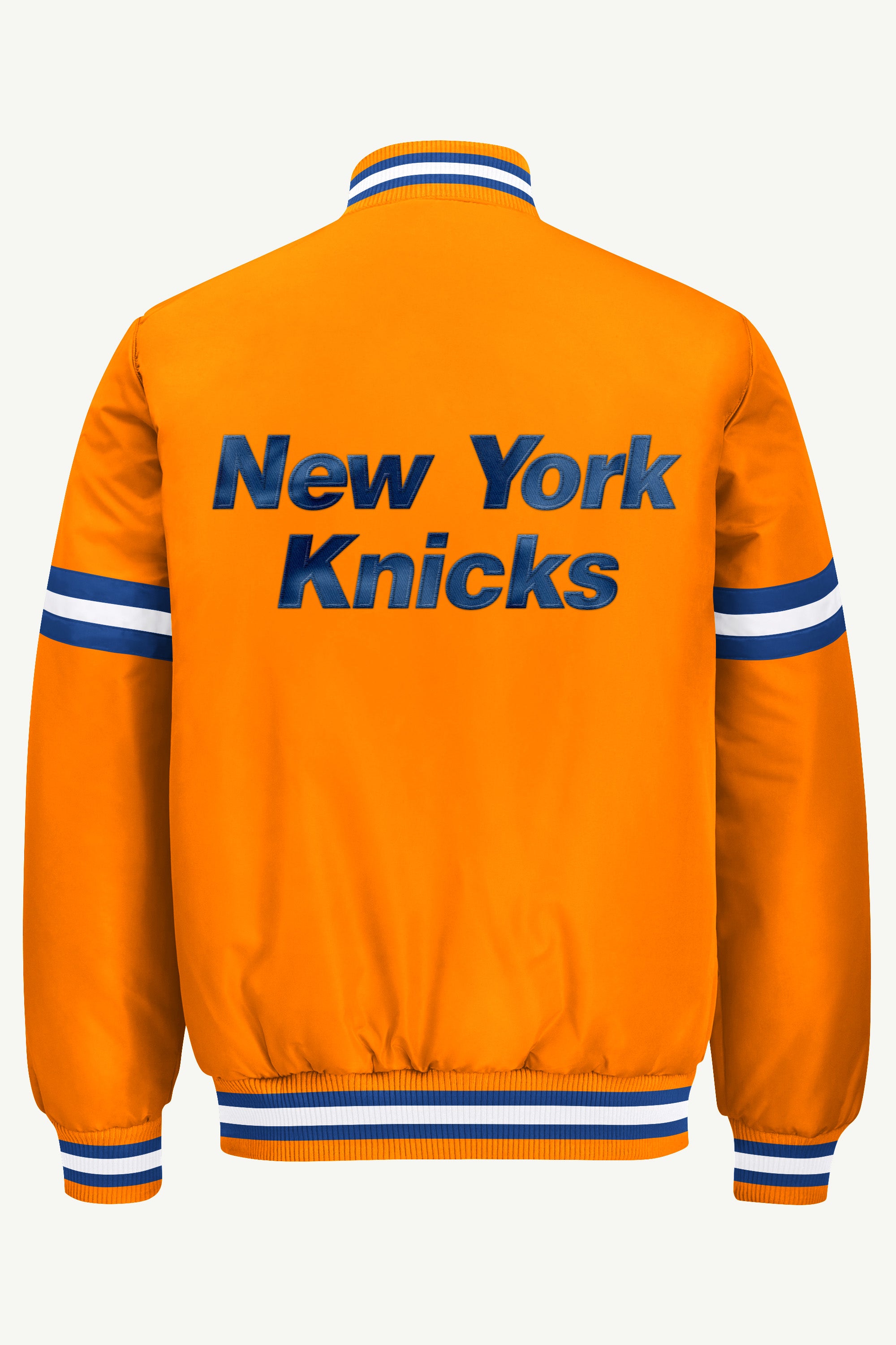 MENS NEW YORK KNICKS COURTSIDE VARSITY JACKET View 3 MENS NEW YORK KNICKS COURTSIDE VARSITY JACKET View 3