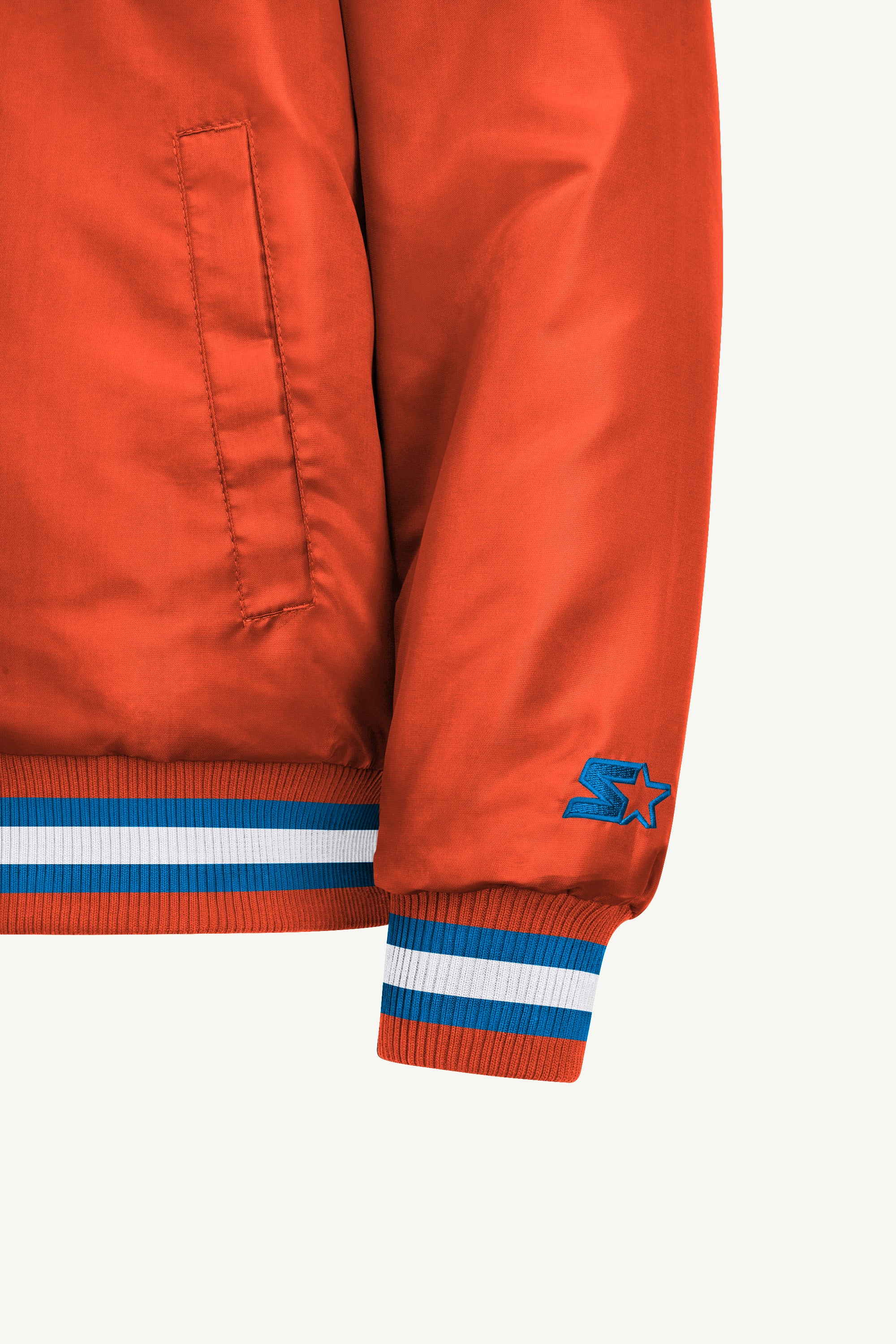 MENS OKLAHOMA CITY THUNDER COURTSIDE VARSITY JACKET View 5 MENS OKLAHOMA CITY THUNDER COURTSIDE VARSITY JACKET View 5
