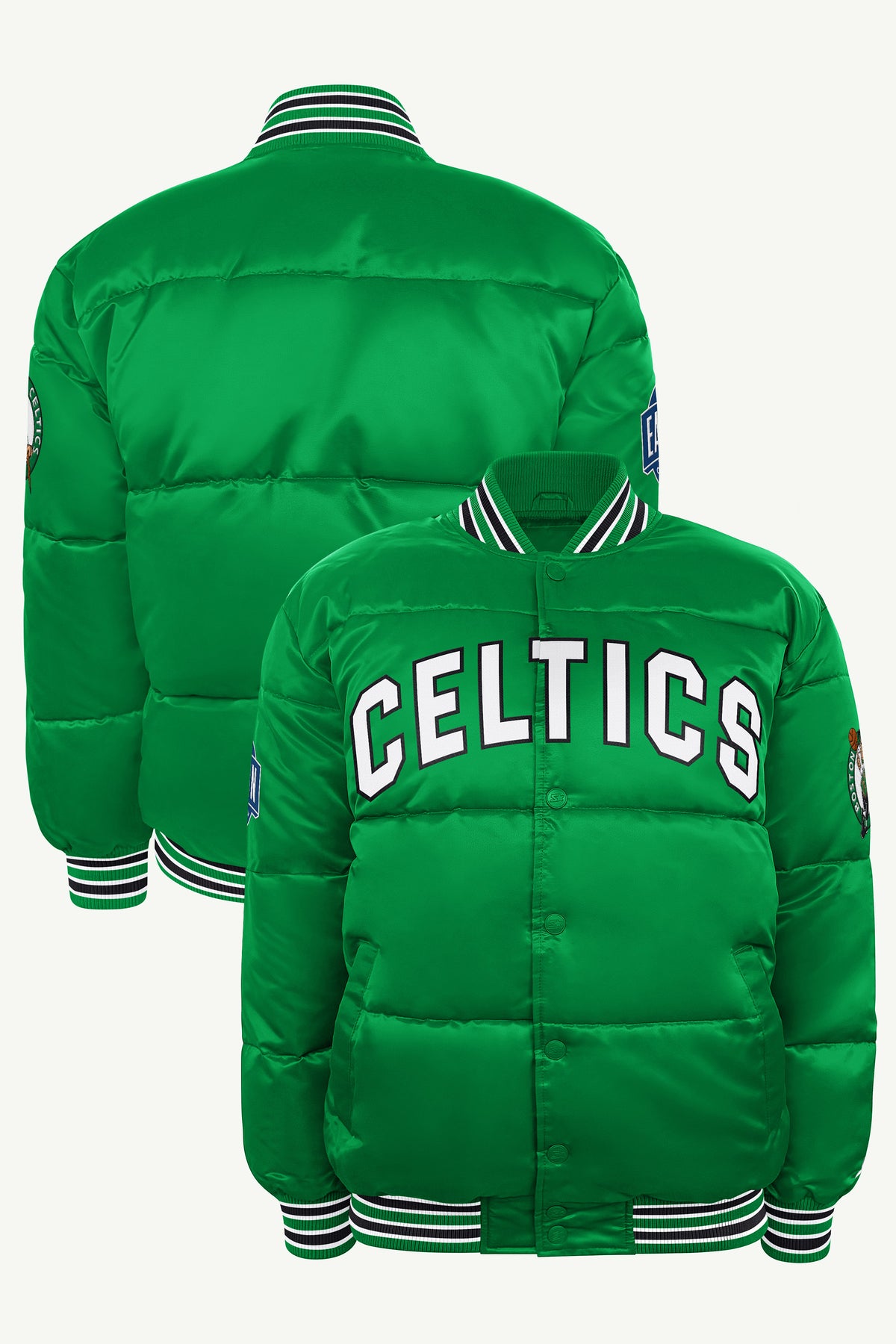 MENS BOSTON CELTICS BRONX BUBBLE PUFFER View 1 | Men's New Arrivals MENS BOSTON CELTICS BRONX BUBBLE PUFFER View 1 | Men's New Arrivals