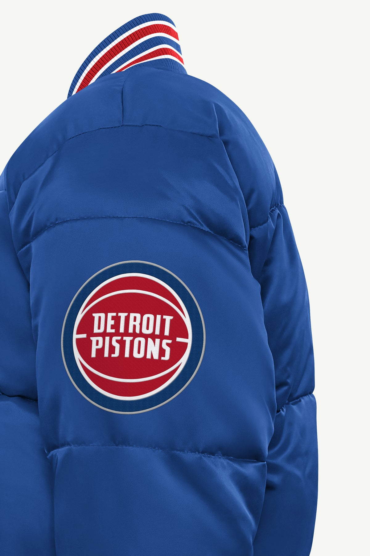 MENS DETROIT PISTONS BRONX BUBBLE PUFFER View 4 | Gifts for Him MENS DETROIT PISTONS BRONX BUBBLE PUFFER View 4 | Gifts for Him