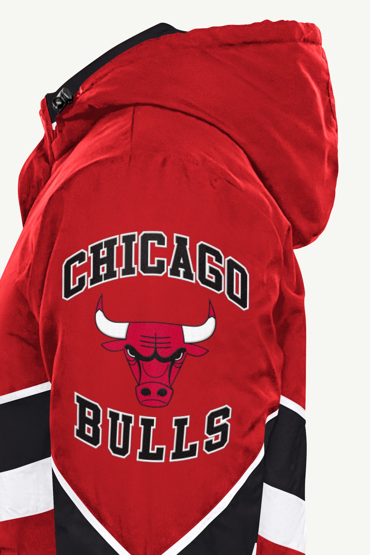 MENS CHICAGO BULLS CHEVRON FULL ZIP JACKET View 5 MENS CHICAGO BULLS CHEVRON FULL ZIP JACKET View 5