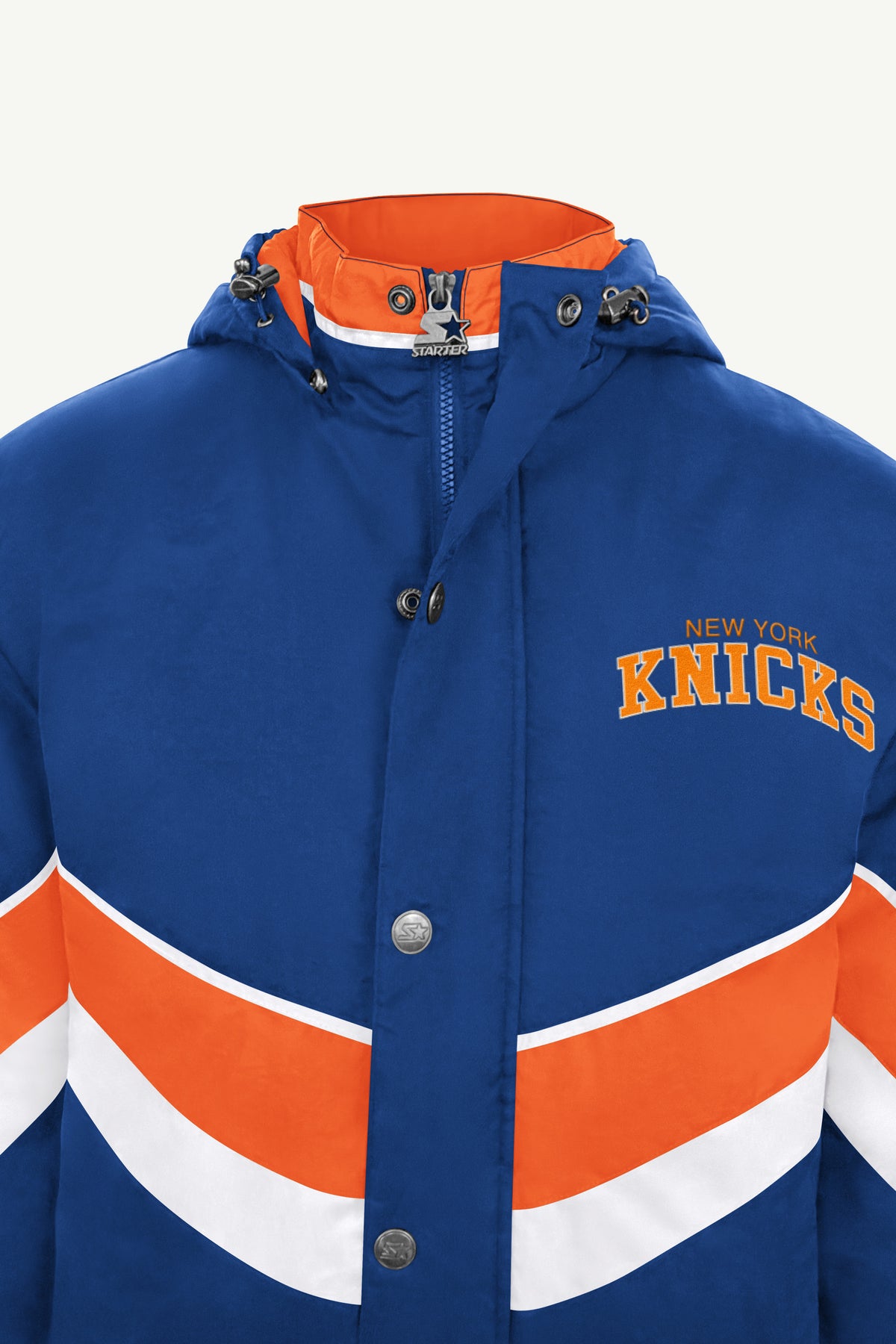 MENS NEW YORK KNICKS CHEVRON FULL ZIP JACKET View 4 MENS NEW YORK KNICKS CHEVRON FULL ZIP JACKET View 4