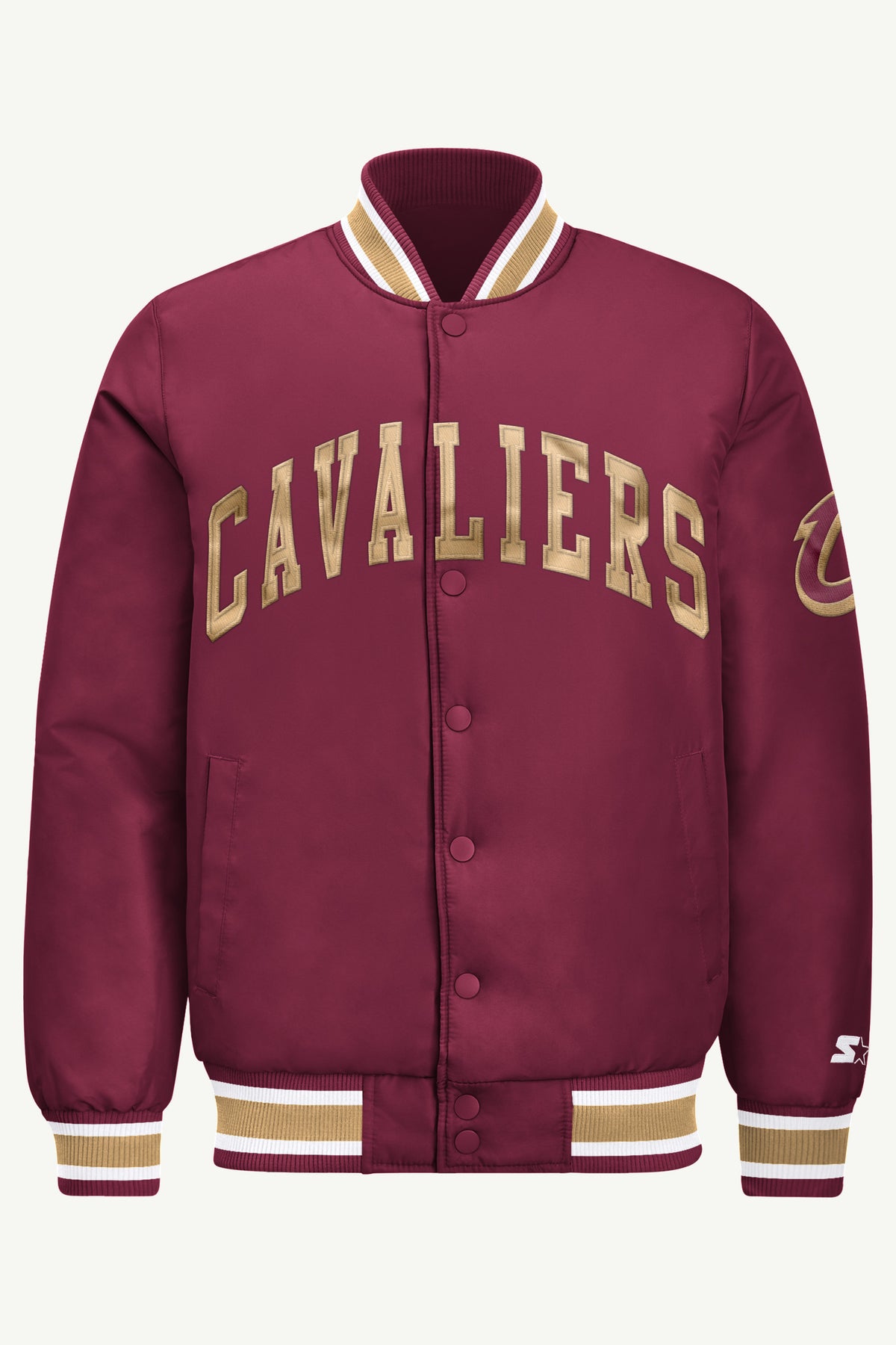 MENS CLEVELAND CAVALIERS ACROSS SATIN VARSITY JACKET View 2 | Men's Starter Jackets MENS CLEVELAND CAVALIERS ACROSS SATIN VARSITY JACKET View 2 | Men's Starter Jackets