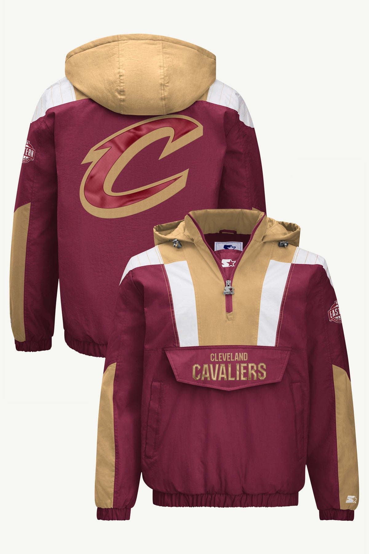 MENS CLEVELAND CAVALIERS CLASSIC BREAKAWAY JACKET View 1 MENS CLEVELAND CAVALIERS CLASSIC BREAKAWAY JACKET View 1