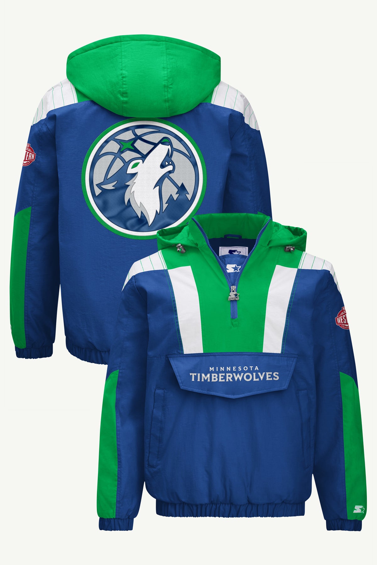 MENS MINNESOTA TIMBERWOLVES CLASSIC BREAKAWAY JACKET View 1 | Gifts for Him MENS MINNESOTA TIMBERWOLVES CLASSIC BREAKAWAY JACKET View 1 | Gifts for Him