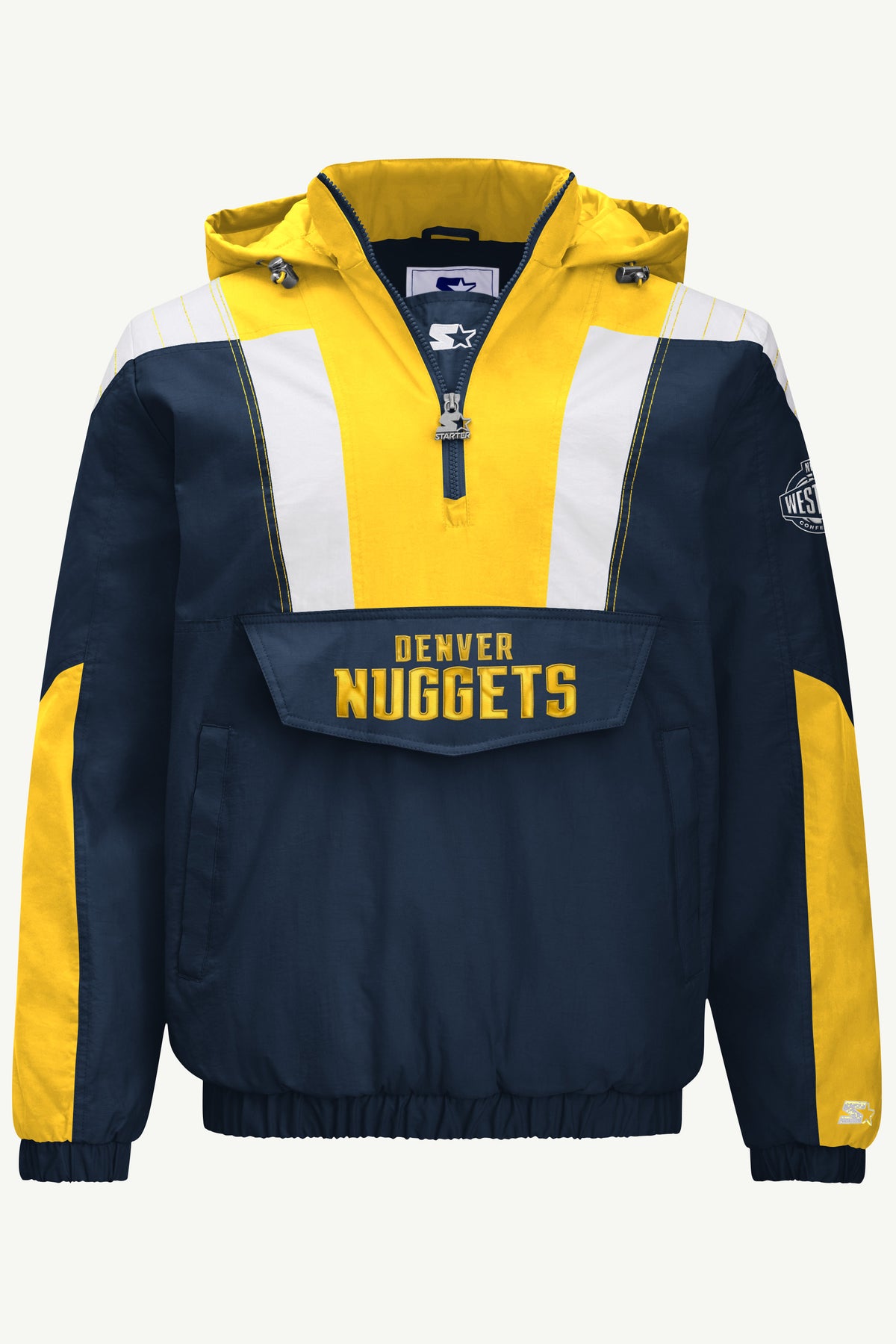 MENS DENVER NUGGETS CLASSIC BREAKAWAY JACKET View 2 MENS DENVER NUGGETS CLASSIC BREAKAWAY JACKET View 2