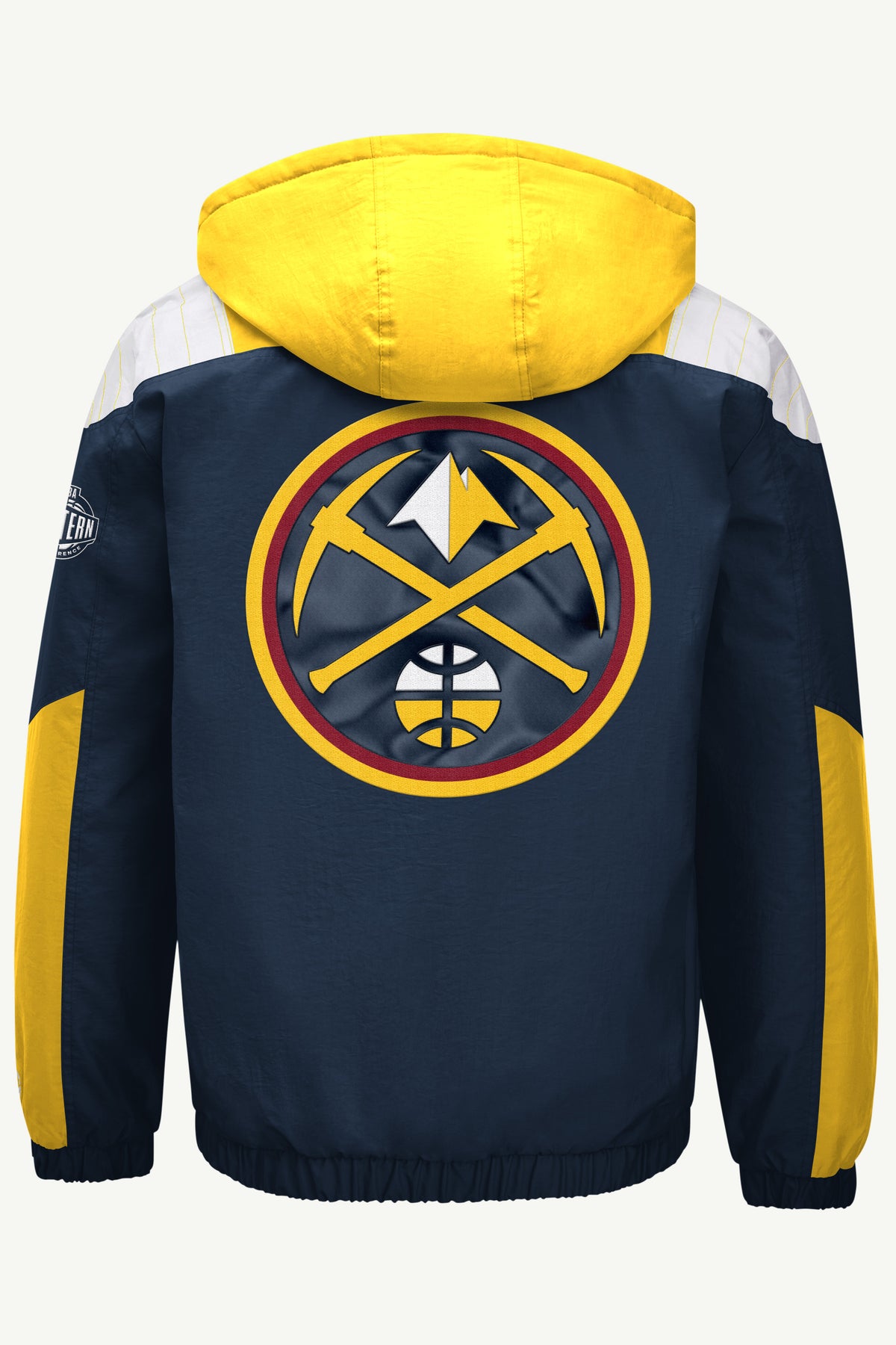 MENS DENVER NUGGETS CLASSIC BREAKAWAY JACKET View 3 MENS DENVER NUGGETS CLASSIC BREAKAWAY JACKET View 3