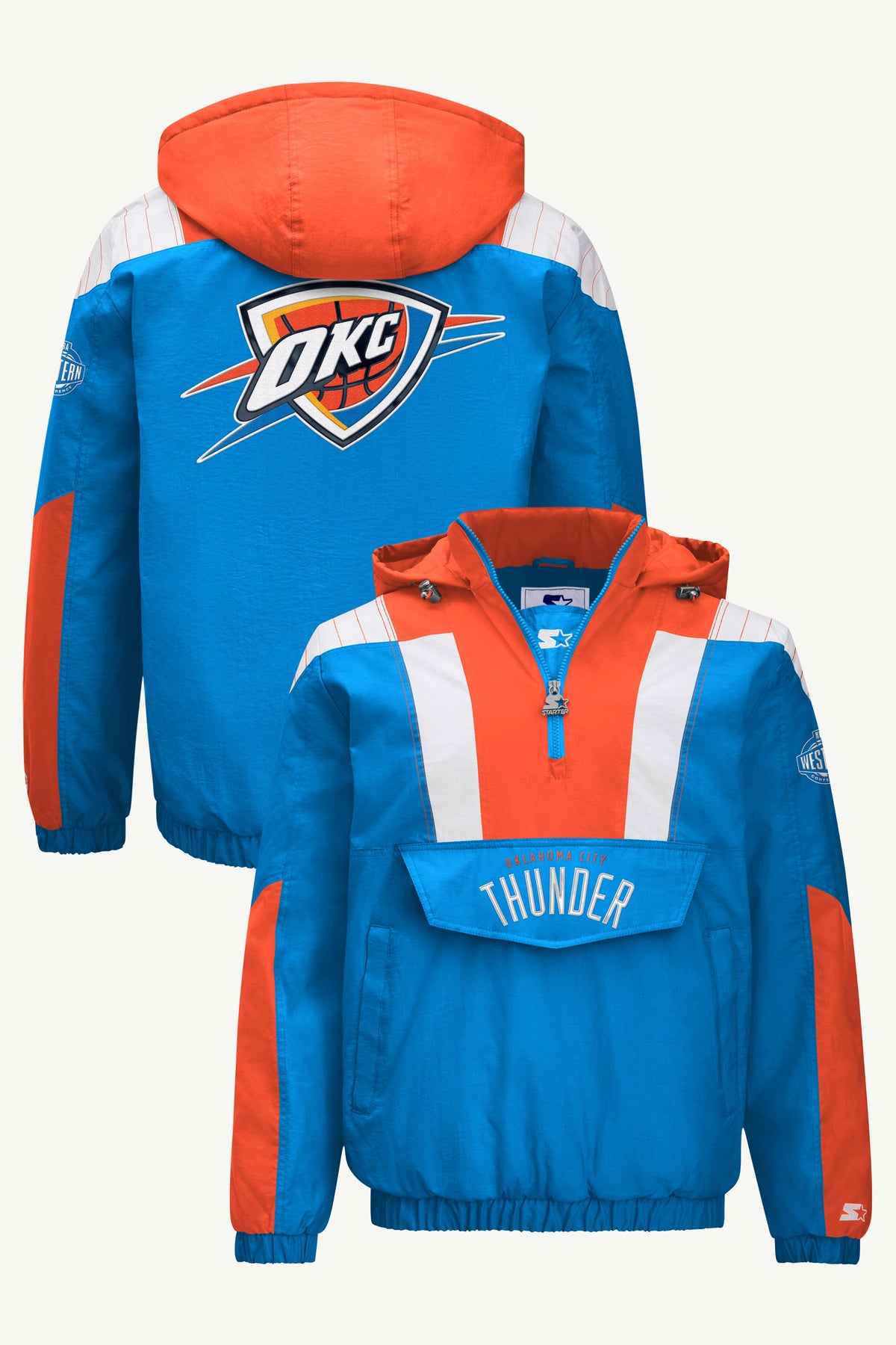 MENS OKLAHOMA CITY THUNDER CLASSIC BREAKAWAY JACKET View 1 | Gifts for Him MENS OKLAHOMA CITY THUNDER CLASSIC BREAKAWAY JACKET View 1 | Gifts for Him