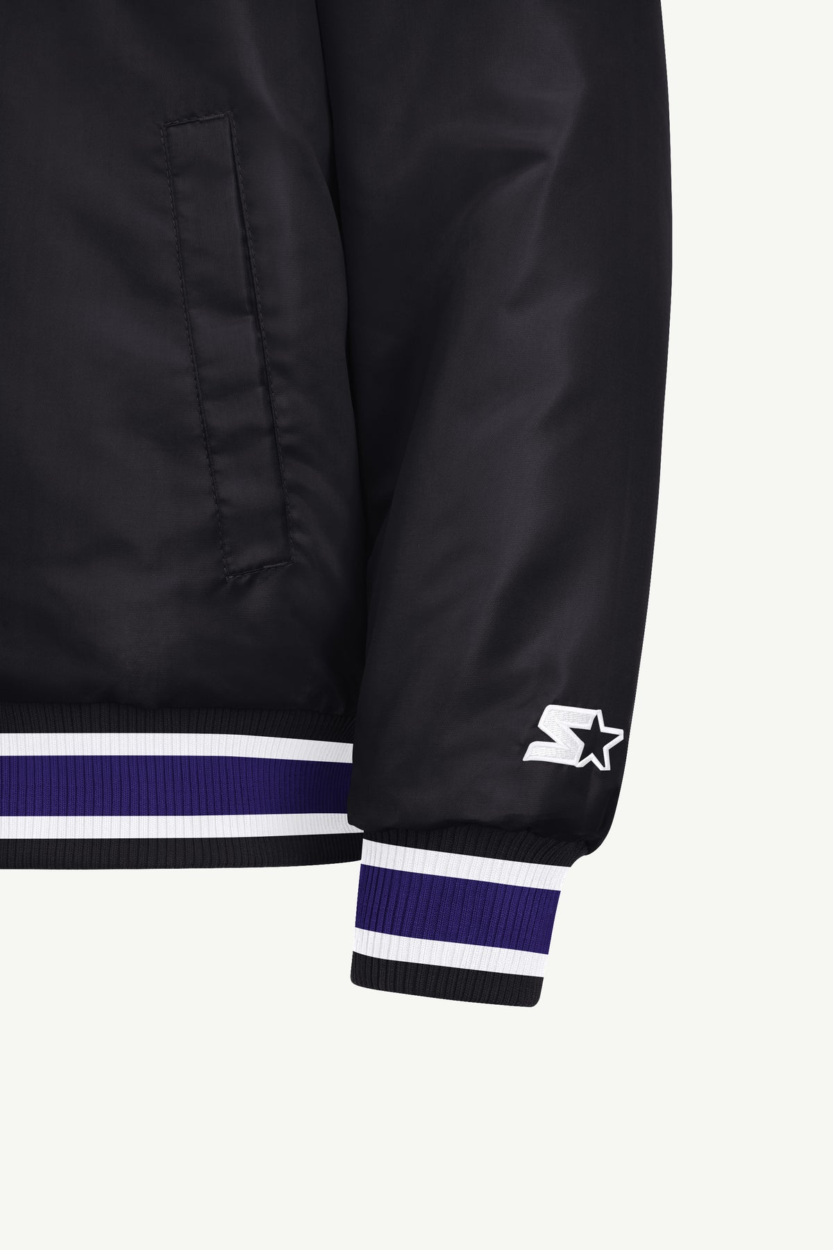 MENS LOS ANGELES LAKERS ACROSS SATIN VARSITY JACKET View 5 | STARTER JACKETS MENS LOS ANGELES LAKERS ACROSS SATIN VARSITY JACKET View 5 | STARTER JACKETS