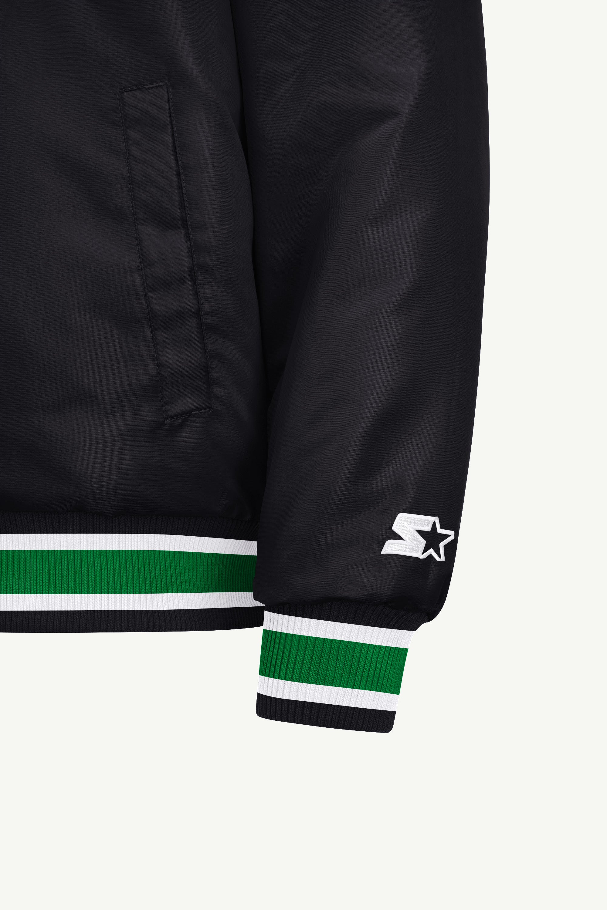 MENS BOSTON CELTICS GAME DAY SATIN VARSITY JACKET View 5 MENS BOSTON CELTICS GAME DAY SATIN VARSITY JACKET View 5