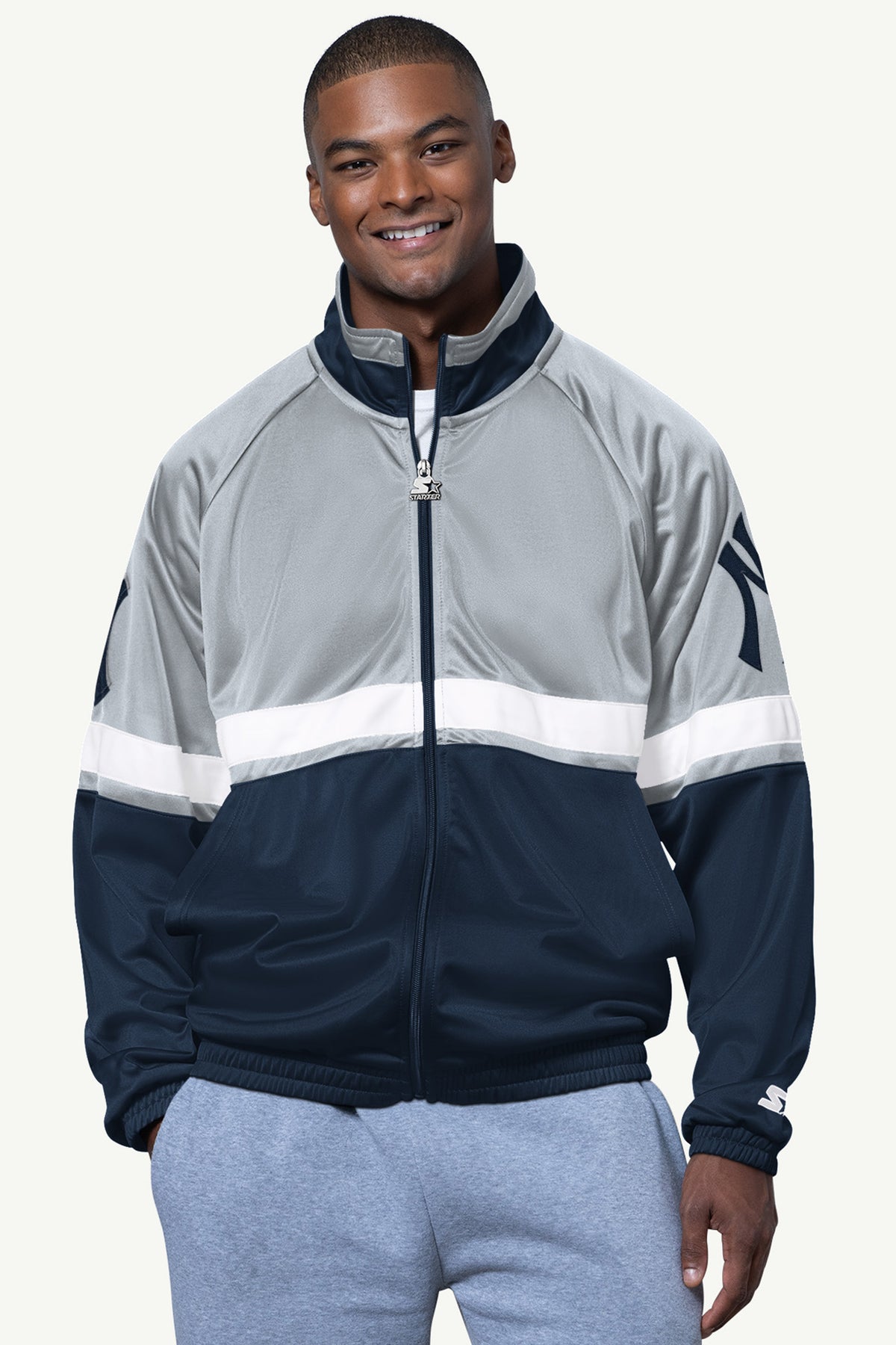 Mens New York Yankees Veteran Track Jacket | MLB | Starter
