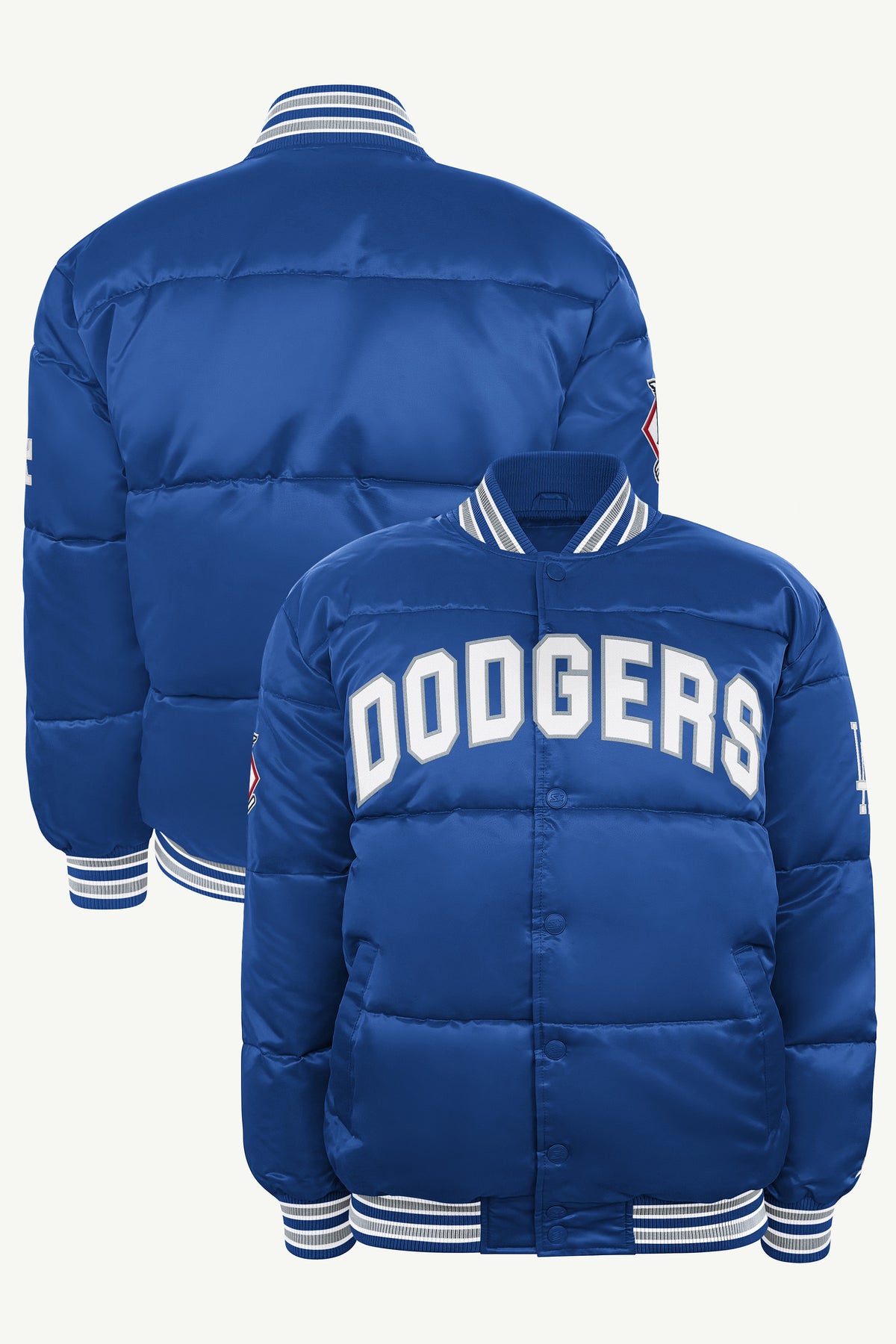 MENS LOS ANGELES DODGERS BRONX BUBBLE PUFFER View 1 MENS LOS ANGELES DODGERS BRONX BUBBLE PUFFER View 1