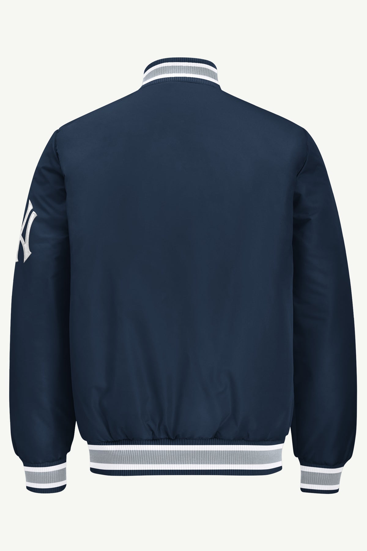 MENS NEW YORK YANKEES ACROSS SATIN VARSITY JACKET View 3 MENS NEW YORK YANKEES ACROSS SATIN VARSITY JACKET View 3