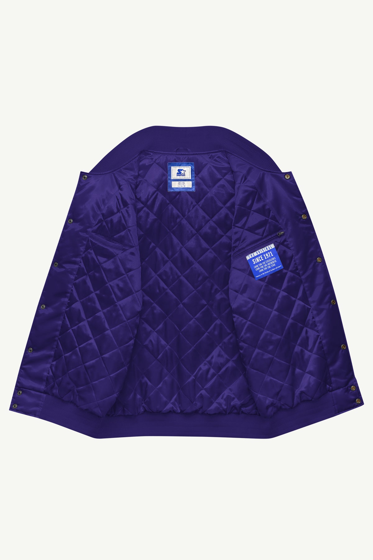 MENS COLORADO ROCKIES GAME DAY SATIN VARSITY JACKET View 6 MENS COLORADO ROCKIES GAME DAY SATIN VARSITY JACKET View 6