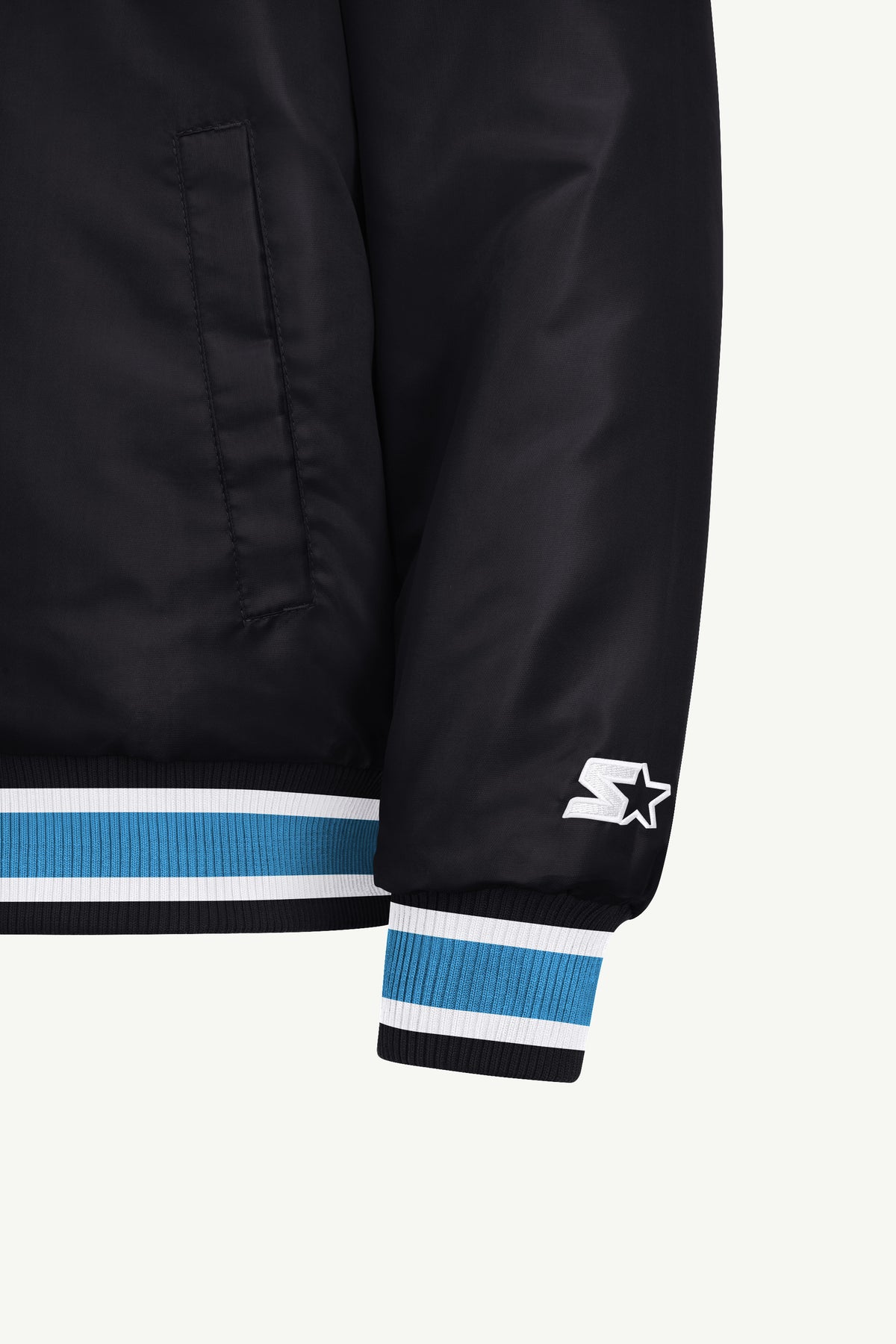 MENS MIAMI MARLINS GAME DAY SATIN VARSITY JACKET View 5 MENS MIAMI MARLINS GAME DAY SATIN VARSITY JACKET View 5