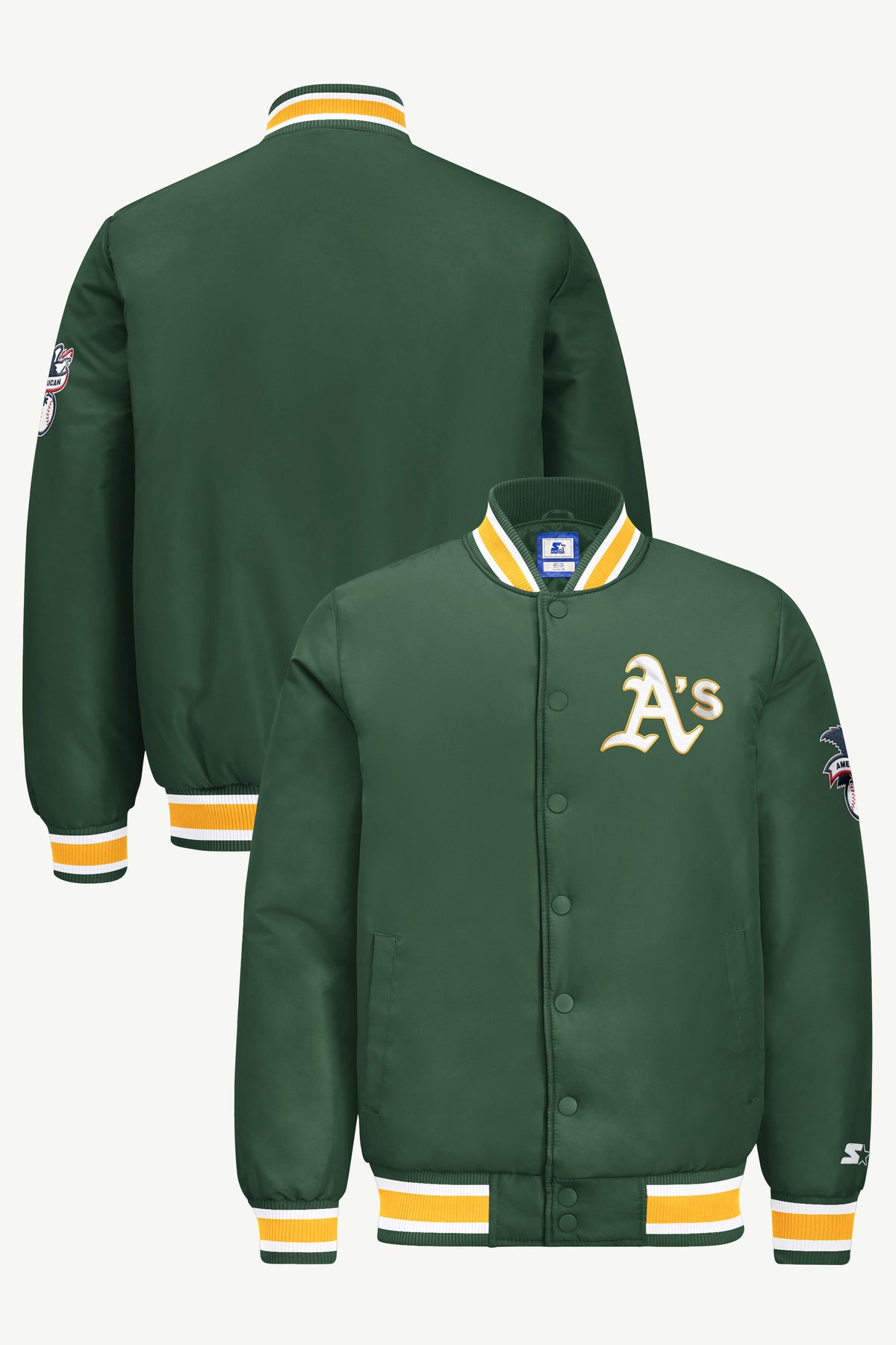 MENS ATHLETICS GAME DAY SATIN VARSITY JACKET View 1 MENS ATHLETICS GAME DAY SATIN VARSITY JACKET View 1