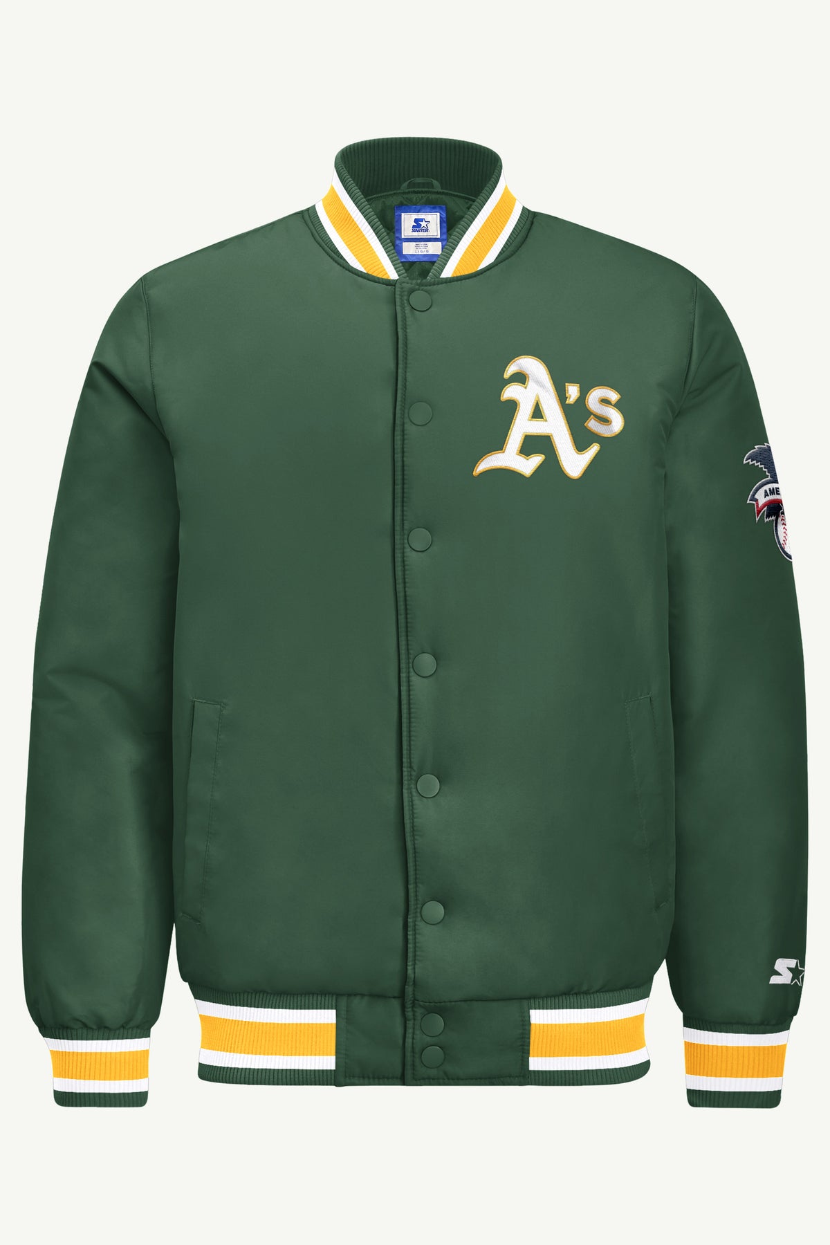 MENS ATHLETICS GAME DAY SATIN VARSITY JACKET View 2 MENS ATHLETICS GAME DAY SATIN VARSITY JACKET View 2