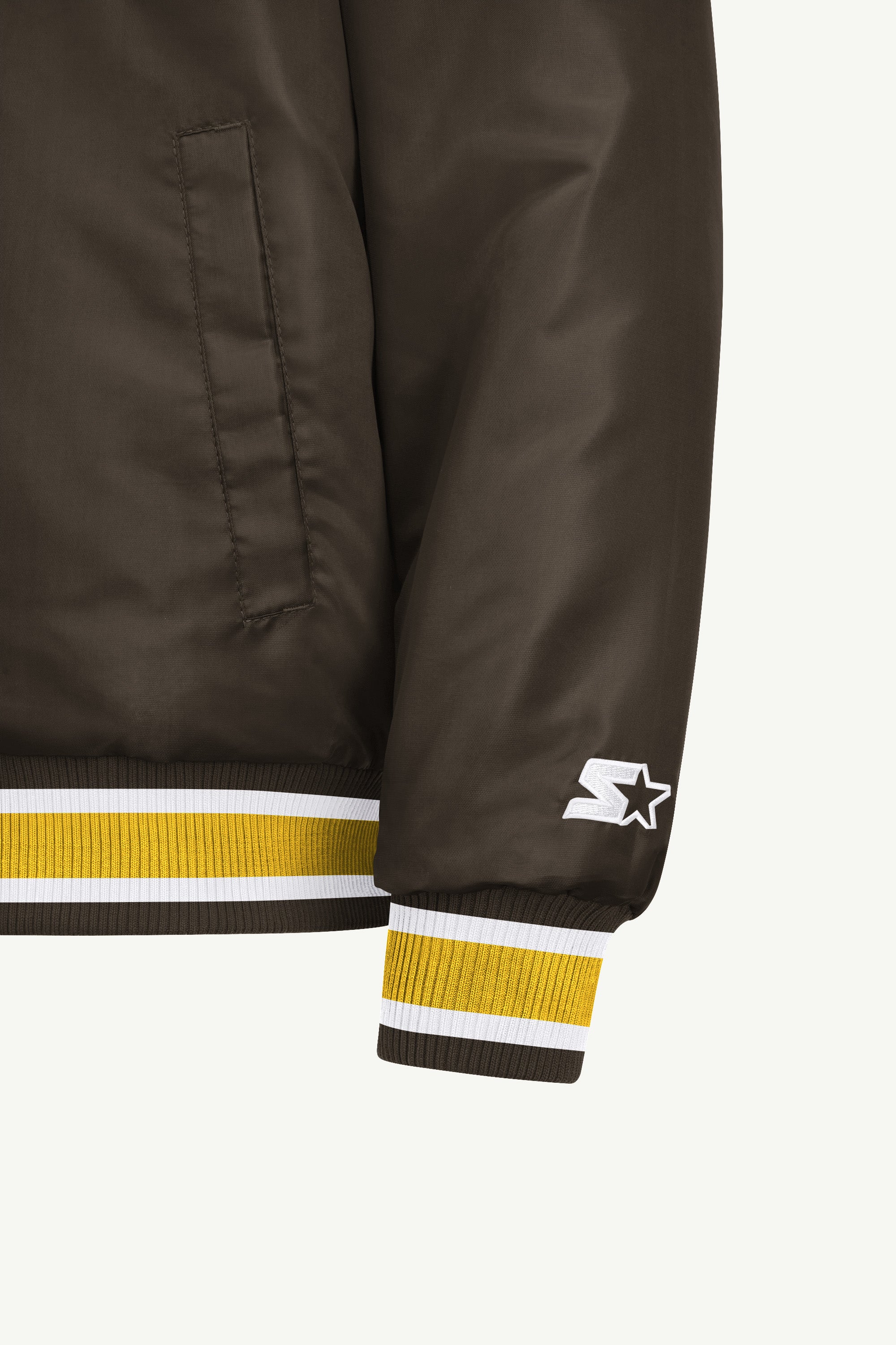 MENS SAN DEIGO PADRES GAME DAY SATIN VARSITY JACKET View 5 MENS SAN DEIGO PADRES GAME DAY SATIN VARSITY JACKET View 5