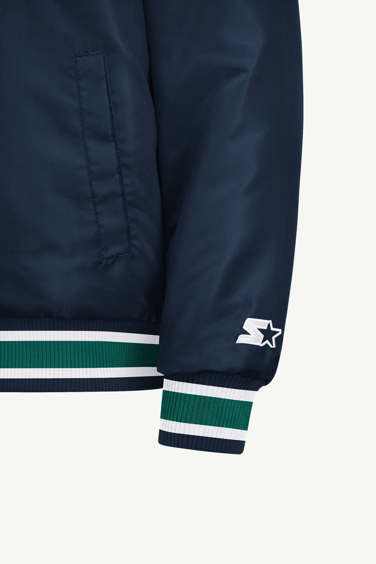 MENS SEATTLE MARINERS GAME DAY SATIN VARSITY JACKET View 5 MENS SEATTLE MARINERS GAME DAY SATIN VARSITY JACKET View 5